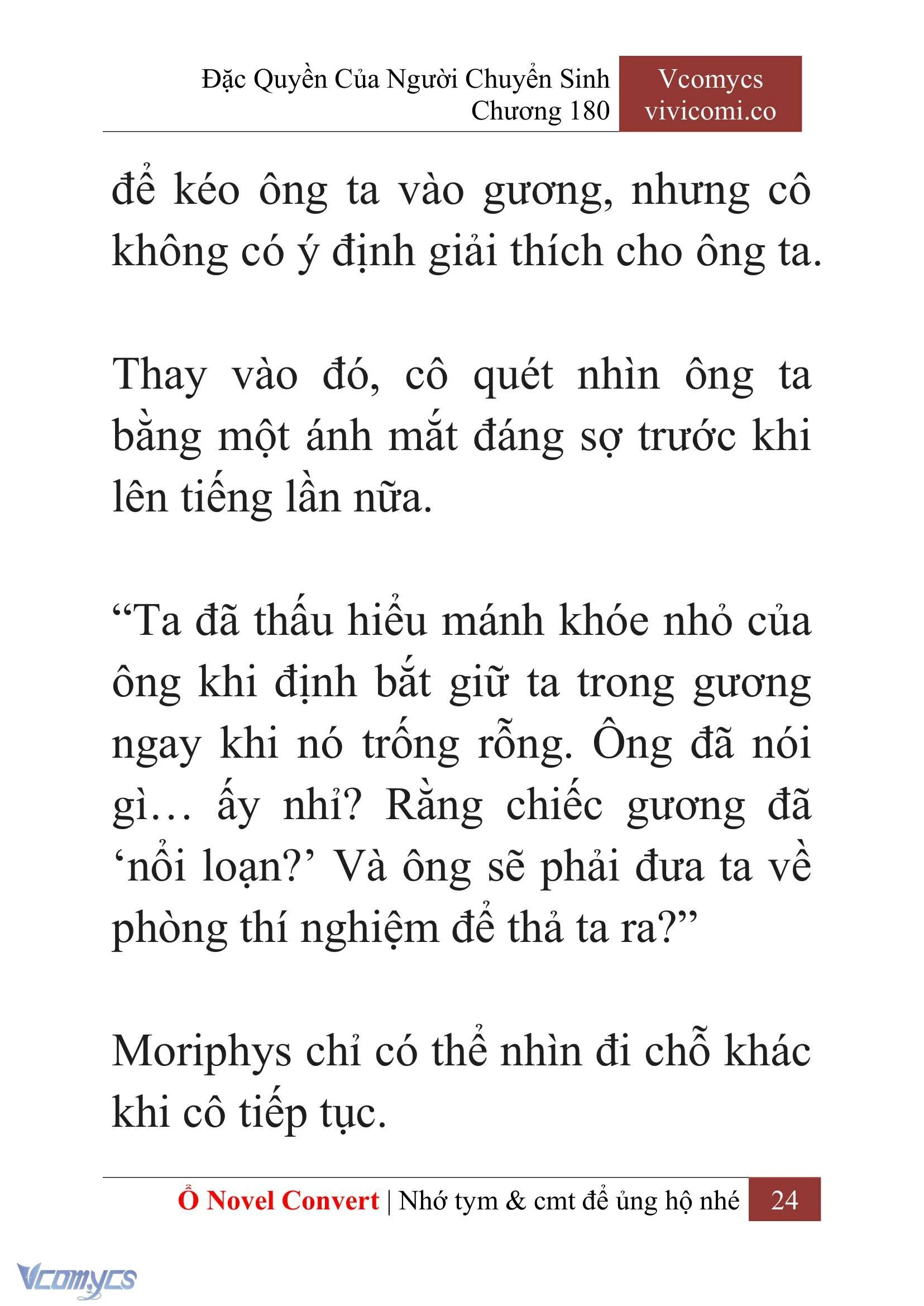 [Novel] Đặc Quyền Của Người Chuyển Sinh Chapter  180 - 27