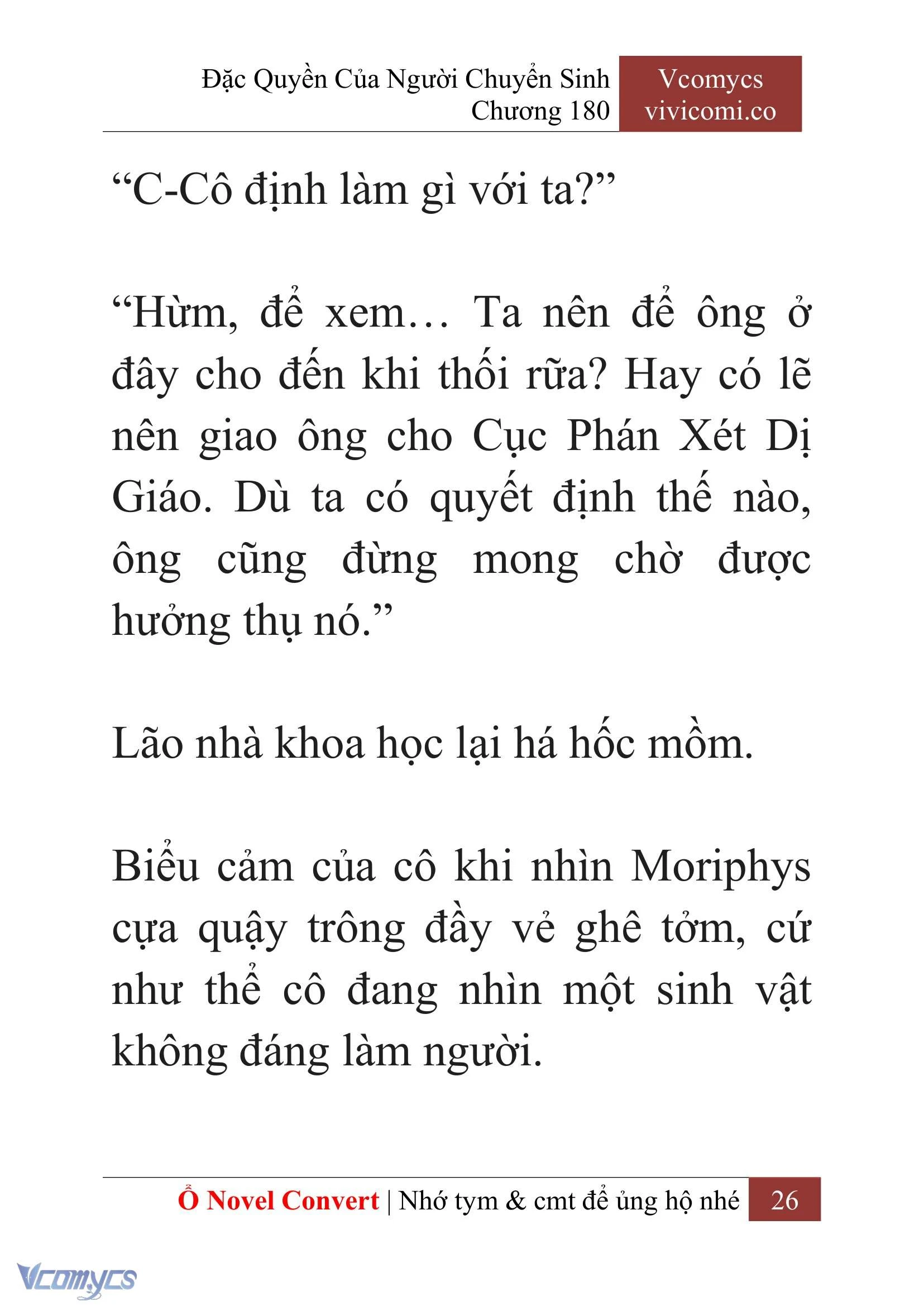 [Novel] Đặc Quyền Của Người Chuyển Sinh Chapter  180 - 29