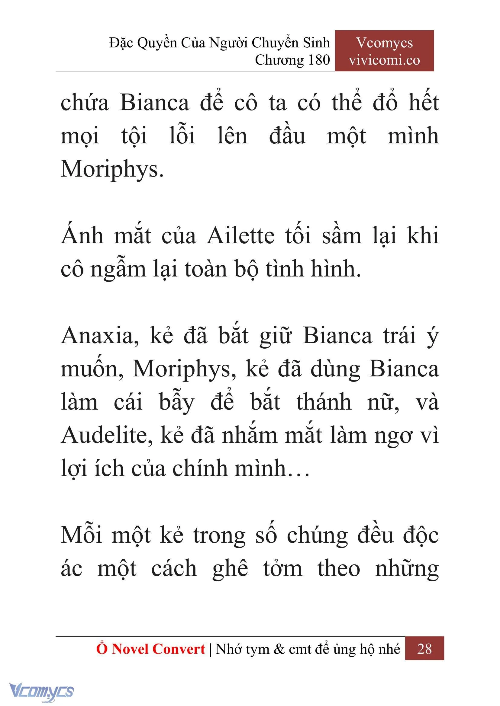 [Novel] Đặc Quyền Của Người Chuyển Sinh Chapter  180 - 31