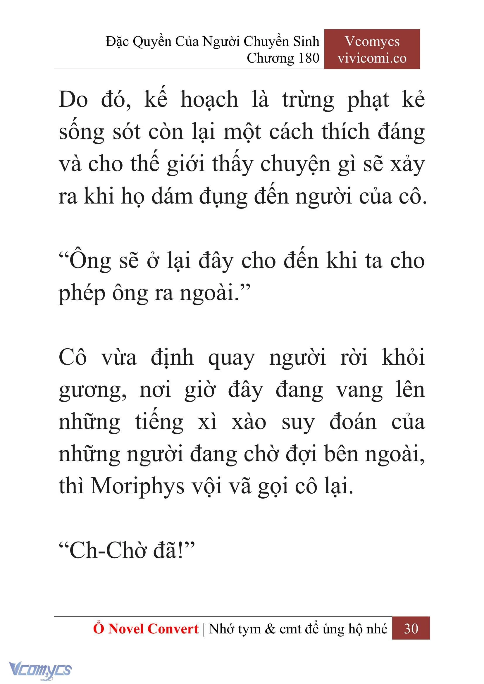 [Novel] Đặc Quyền Của Người Chuyển Sinh Chapter  180 - 33