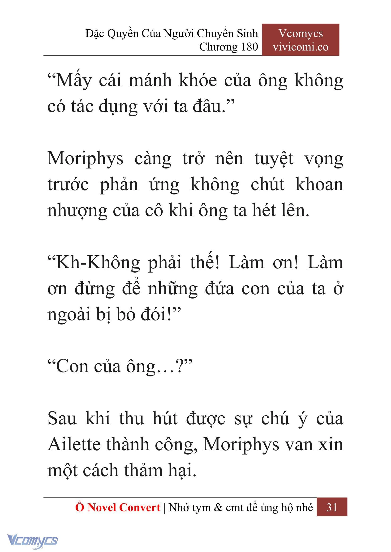 [Novel] Đặc Quyền Của Người Chuyển Sinh Chapter  180 - 34