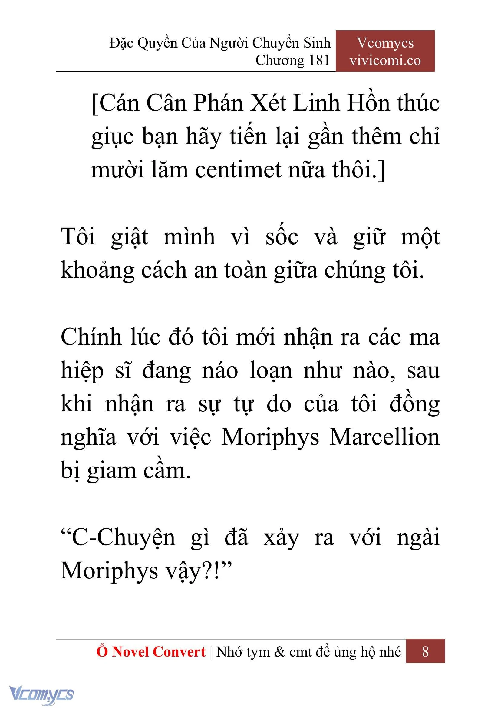 [Novel] Đặc Quyền Của Người Chuyển Sinh Chapter  181 - 11