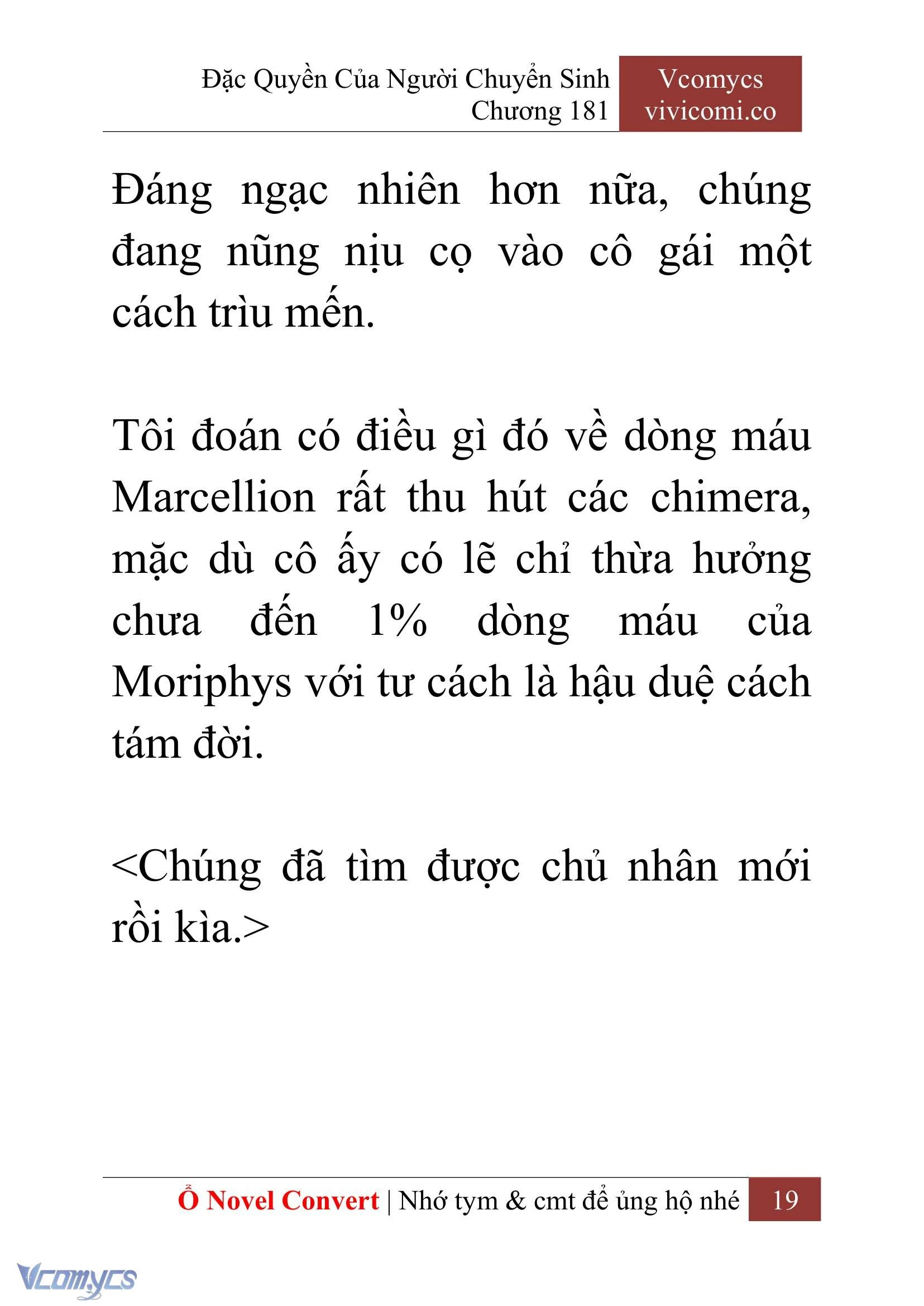 [Novel] Đặc Quyền Của Người Chuyển Sinh Chapter  181 - 22