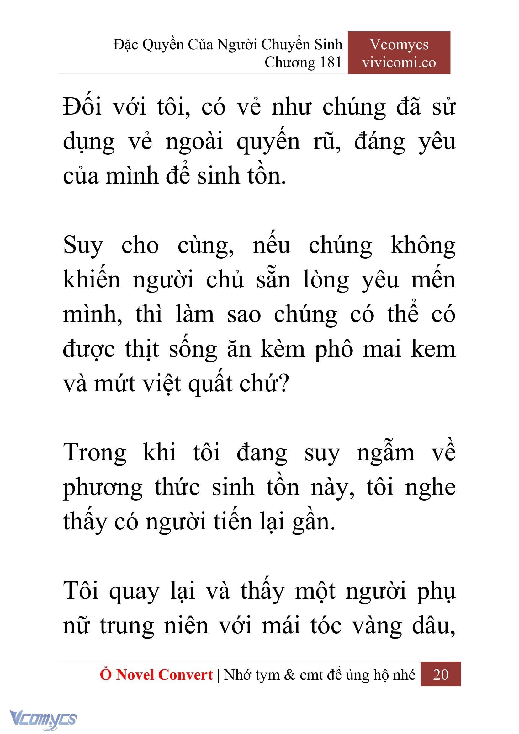 [Novel] Đặc Quyền Của Người Chuyển Sinh Chapter  181 - 23