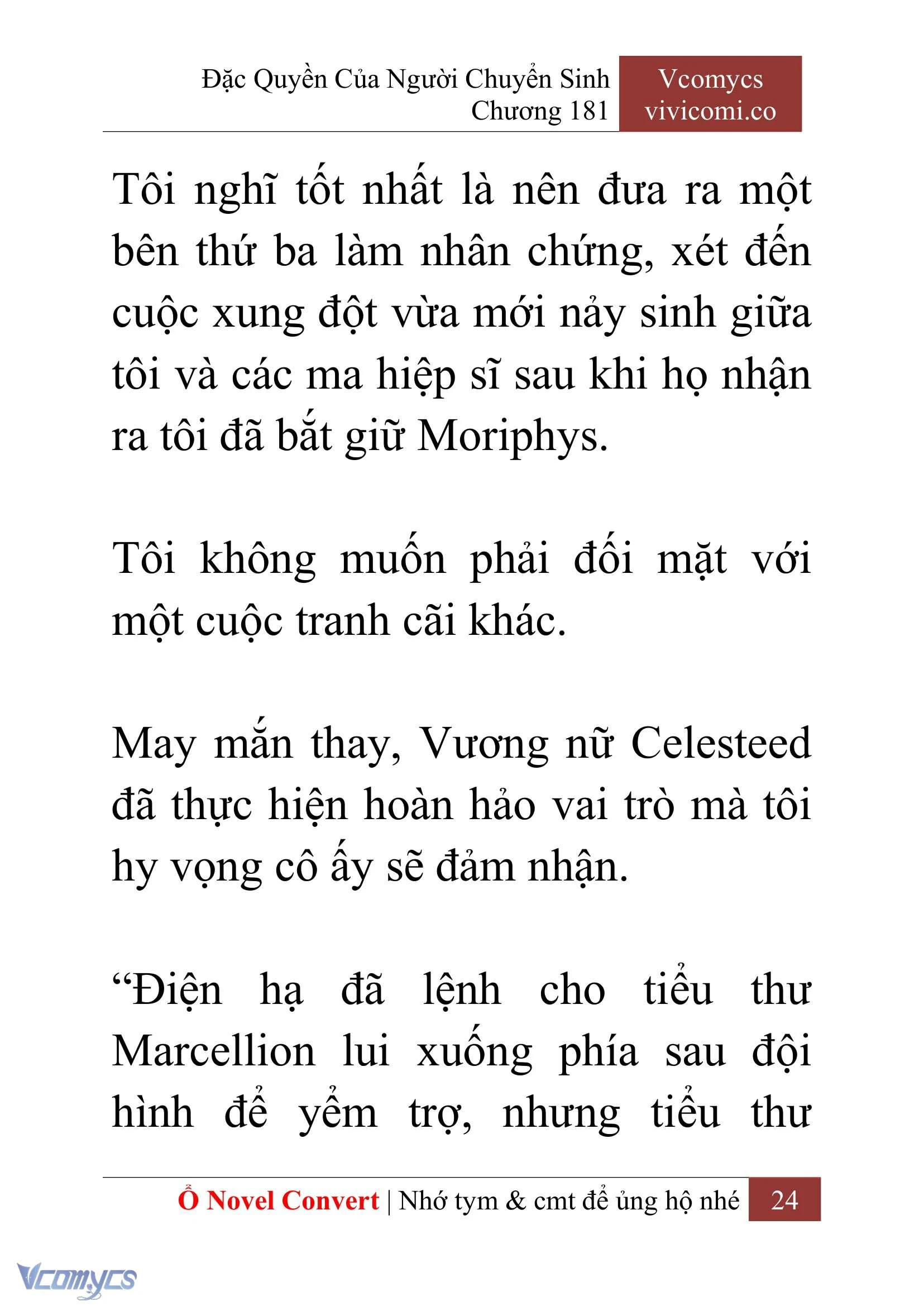 [Novel] Đặc Quyền Của Người Chuyển Sinh Chapter  181 - 27