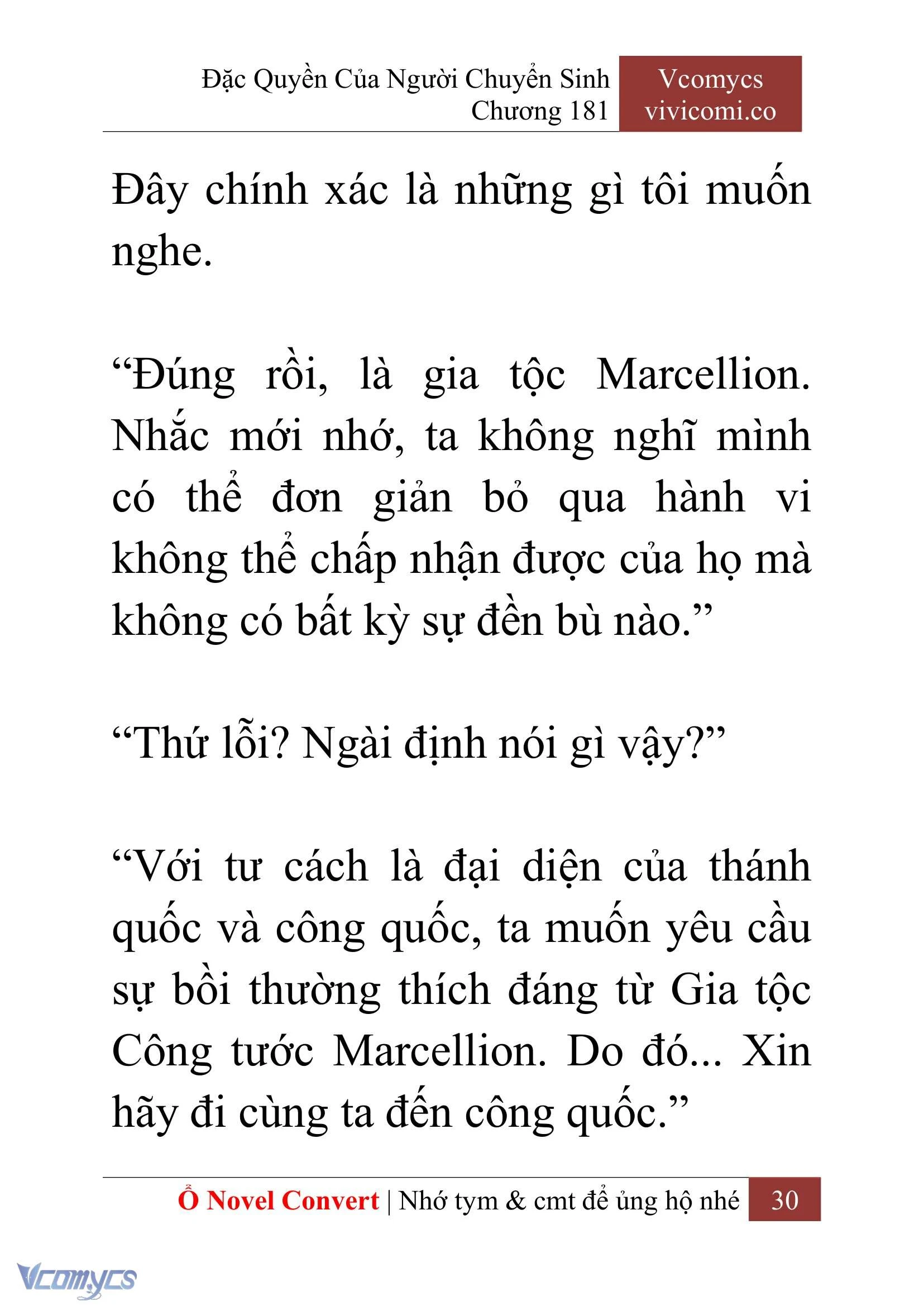 [Novel] Đặc Quyền Của Người Chuyển Sinh Chapter  181 - 33