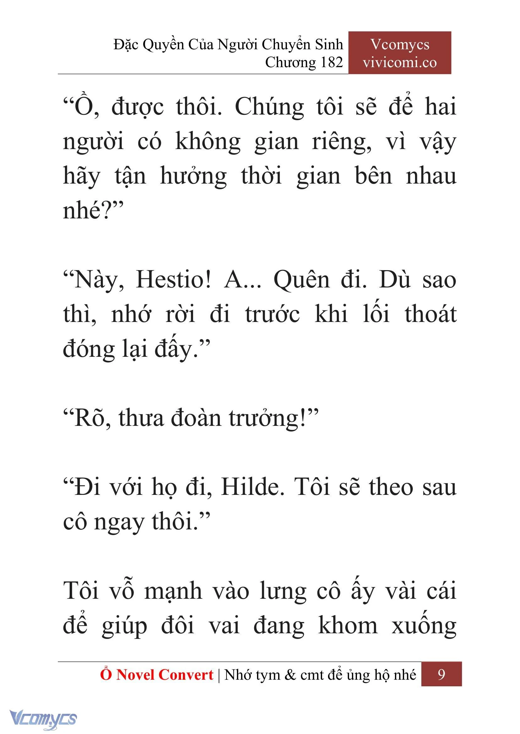 [Novel] Đặc Quyền Của Người Chuyển Sinh Chapter  182 - 12