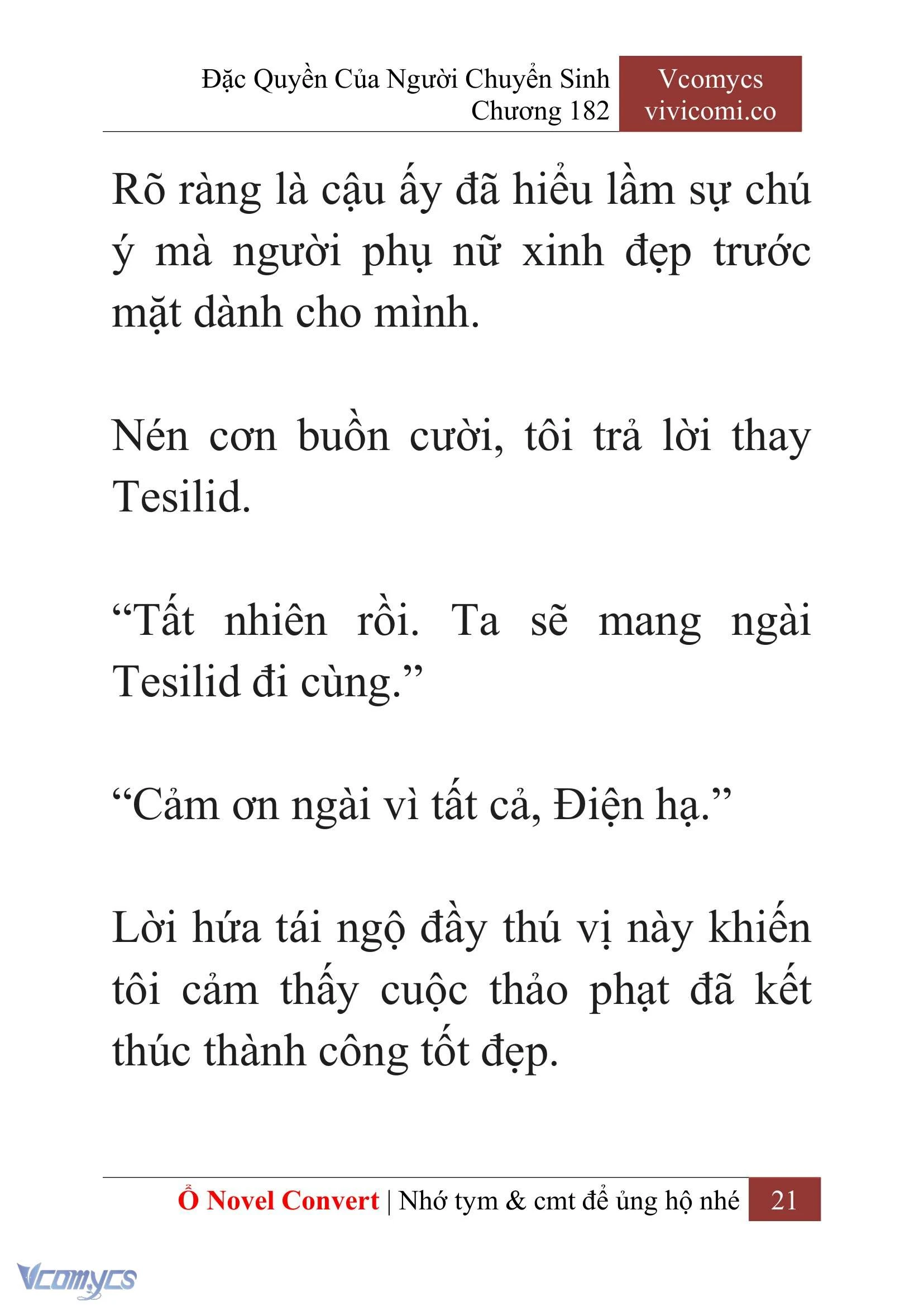 [Novel] Đặc Quyền Của Người Chuyển Sinh Chapter  182 - 24