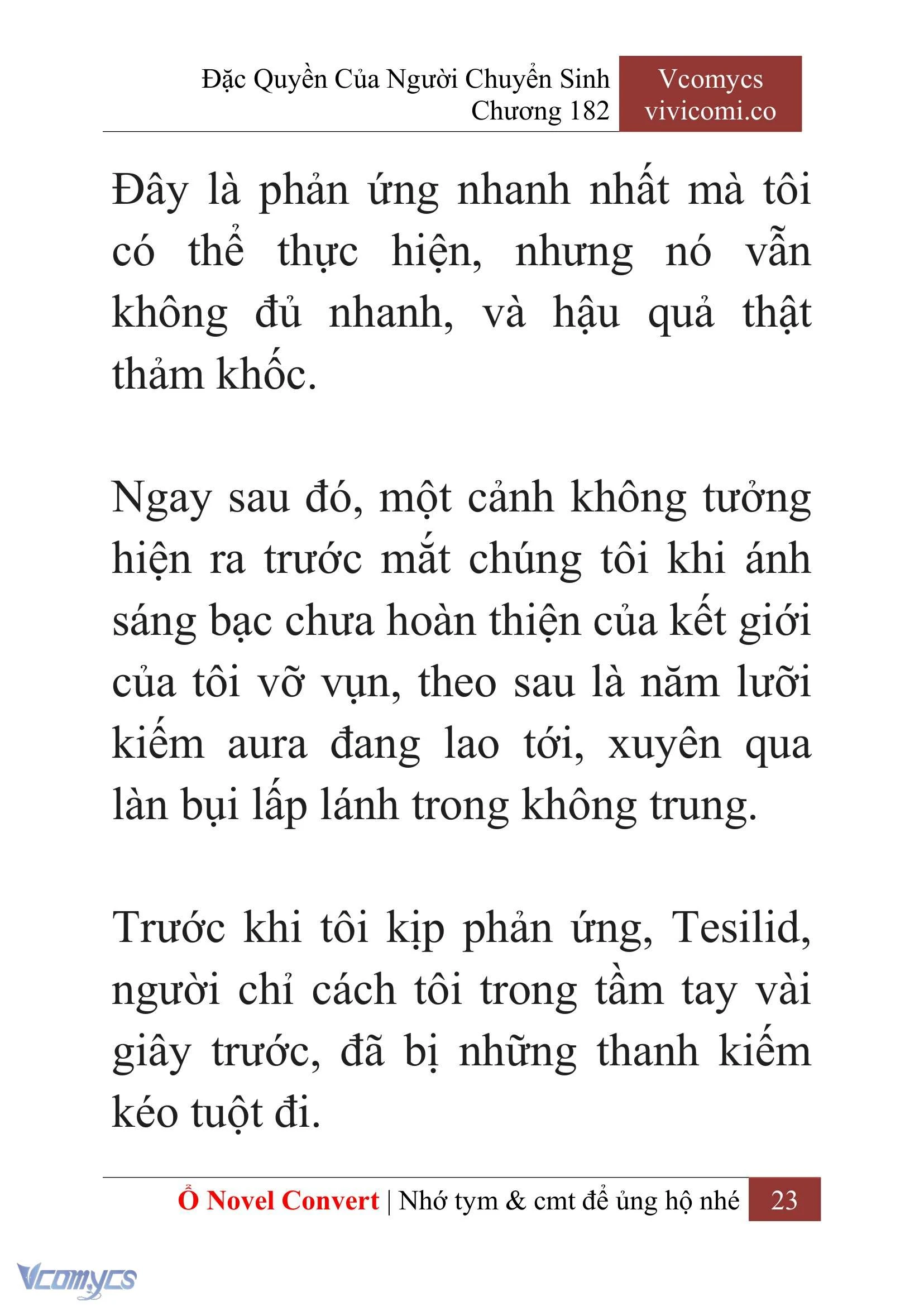 [Novel] Đặc Quyền Của Người Chuyển Sinh Chapter  182 - 26