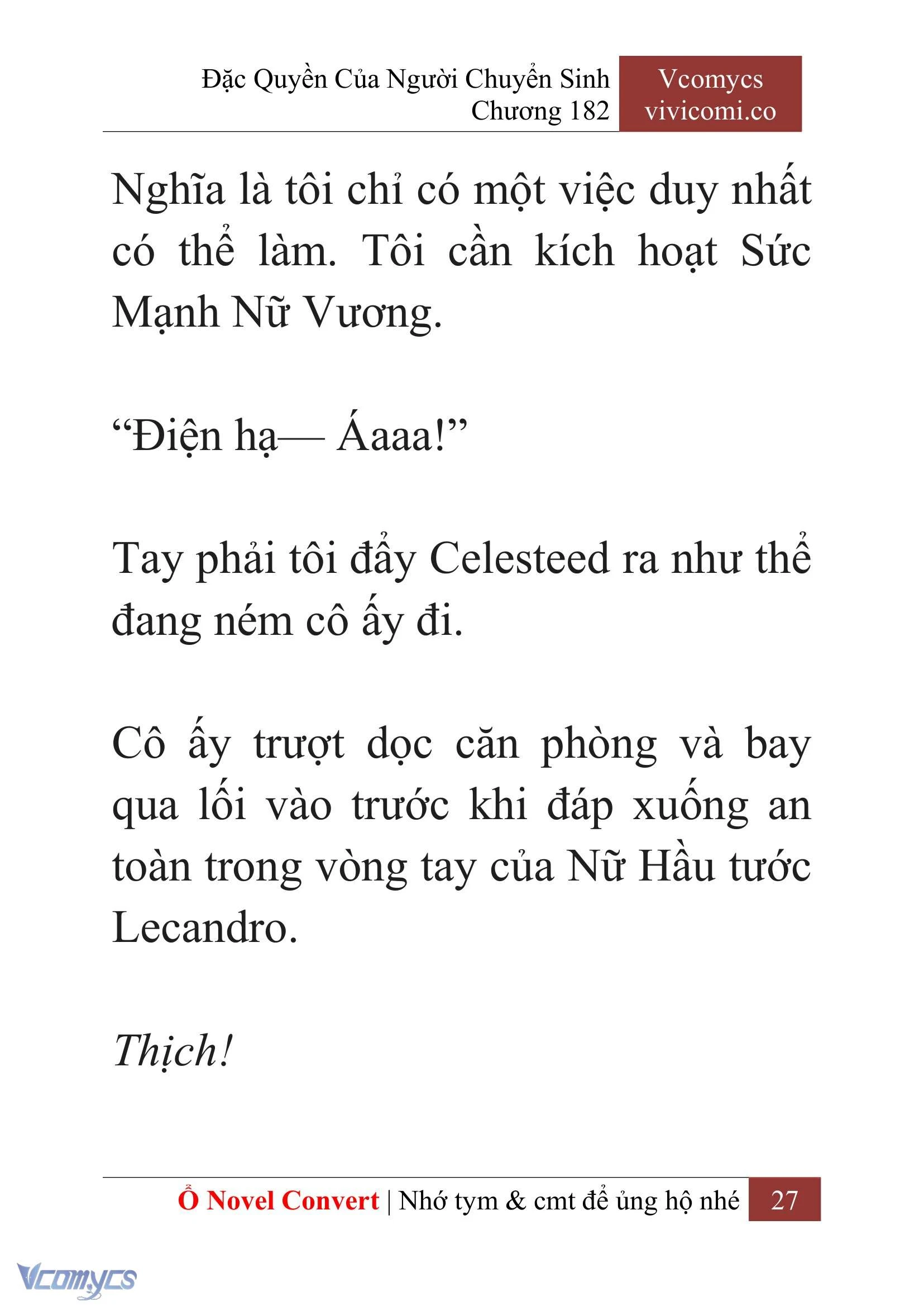 [Novel] Đặc Quyền Của Người Chuyển Sinh Chapter  182 - 30