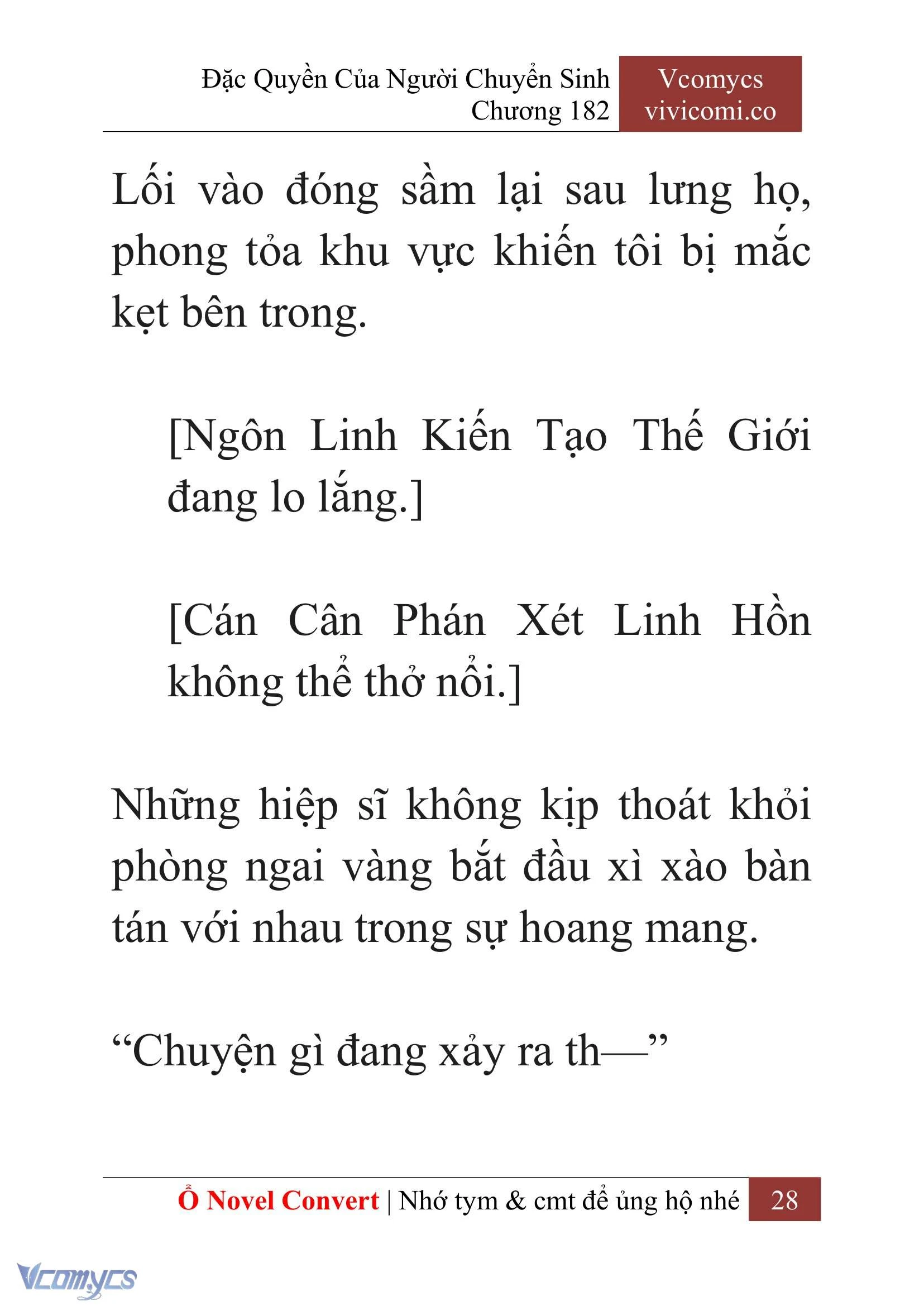 [Novel] Đặc Quyền Của Người Chuyển Sinh Chapter  182 - 31