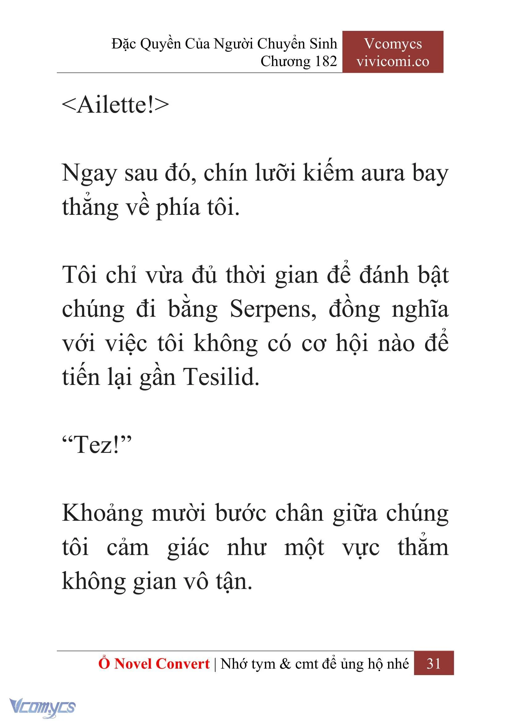 [Novel] Đặc Quyền Của Người Chuyển Sinh Chapter  182 - 34