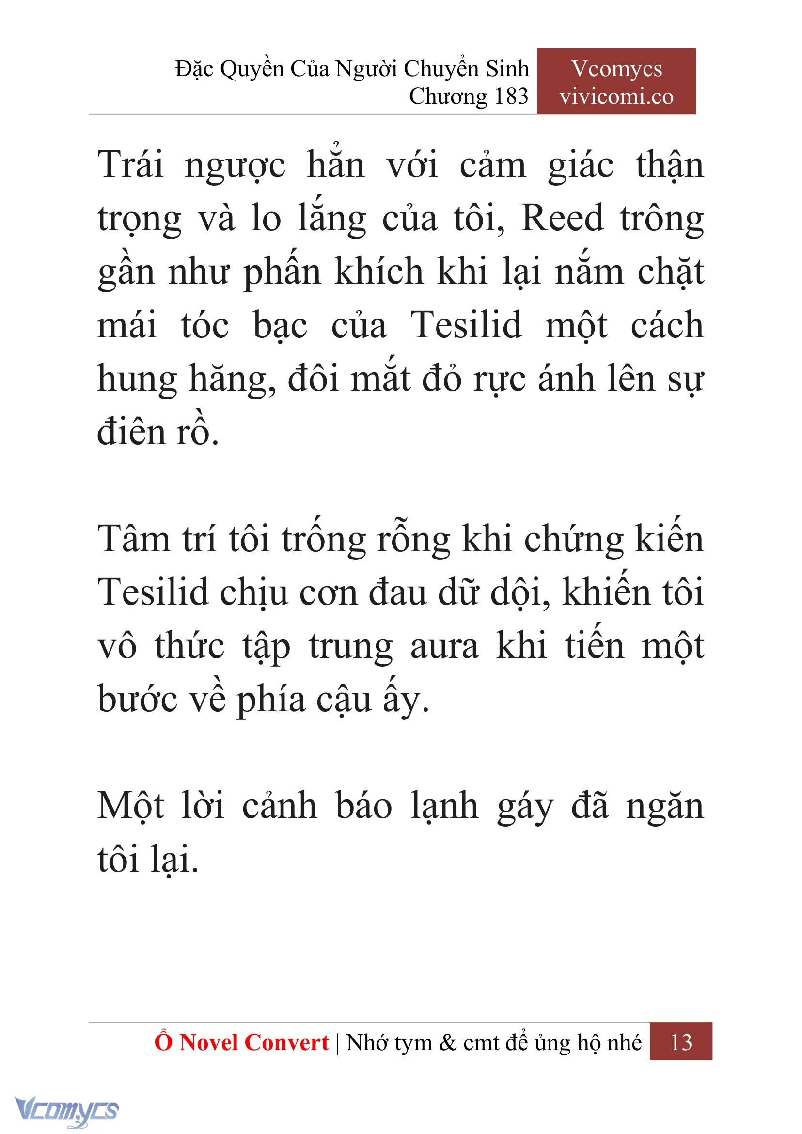 [Novel] Đặc Quyền Của Người Chuyển Sinh Chapter  183 - 16