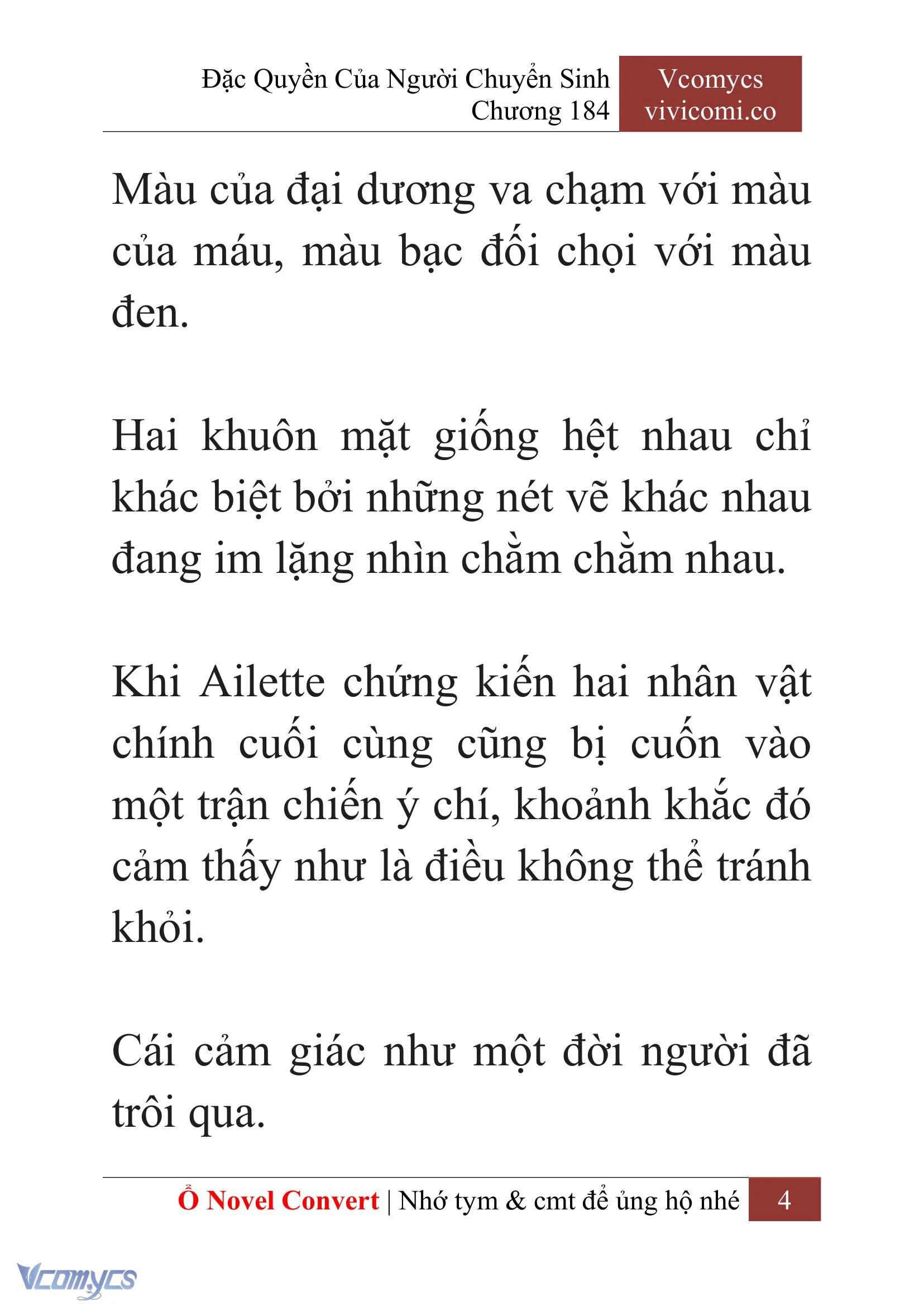 [Novel] Đặc Quyền Của Người Chuyển Sinh Chapter  184 - 7