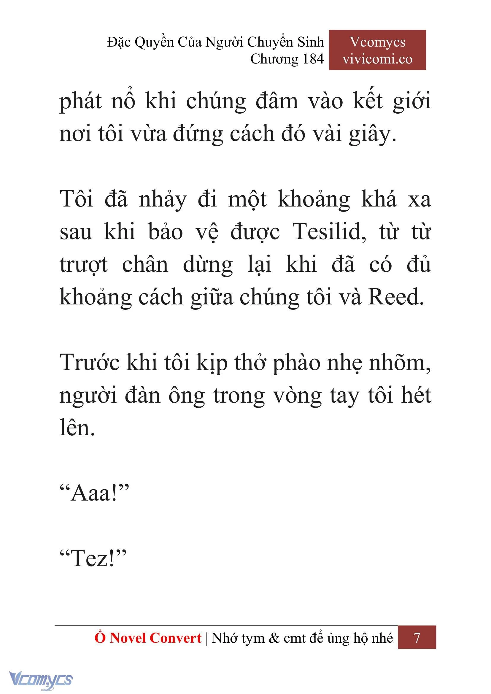 [Novel] Đặc Quyền Của Người Chuyển Sinh Chapter  184 - 10