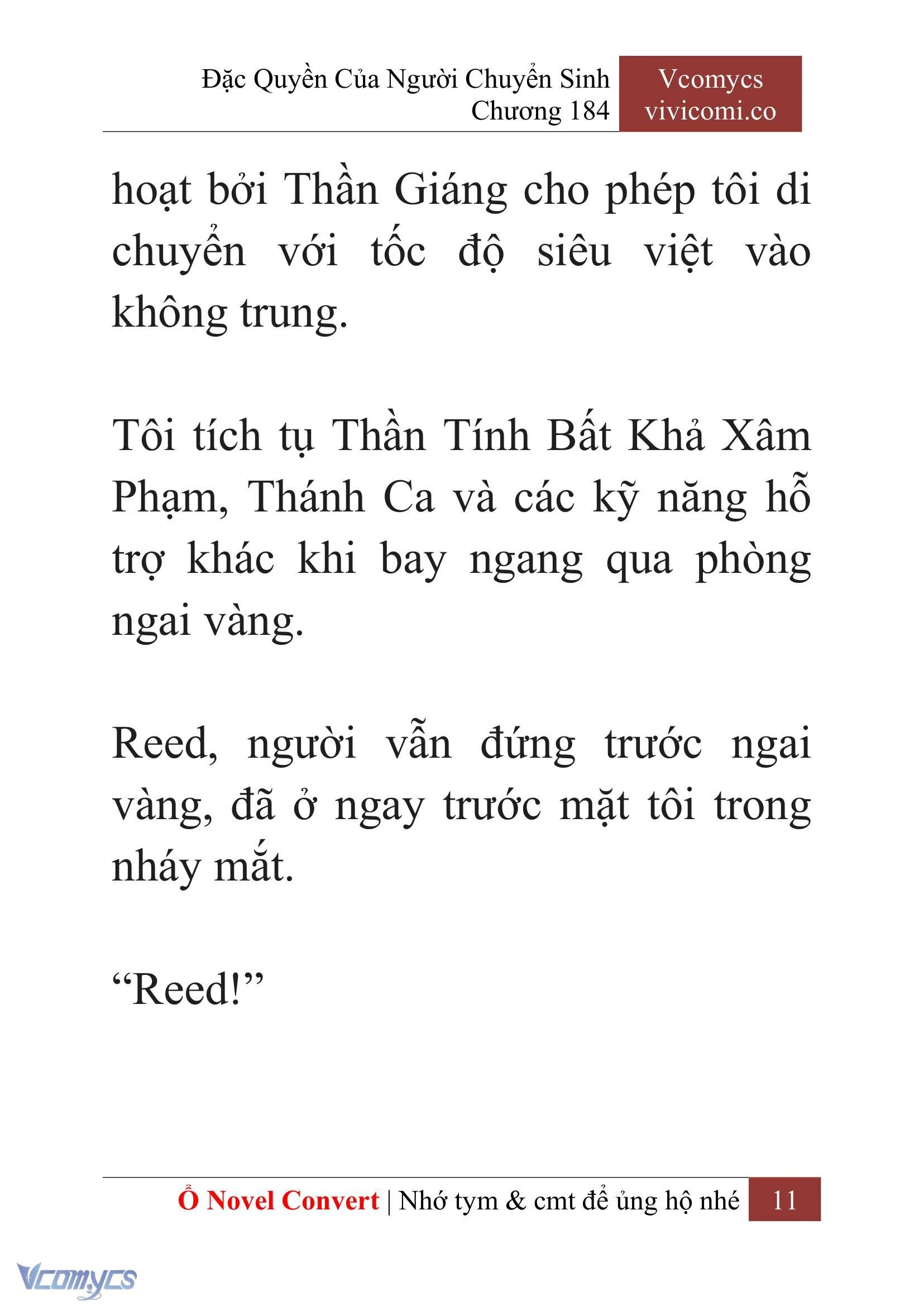 [Novel] Đặc Quyền Của Người Chuyển Sinh Chapter  184 - 14