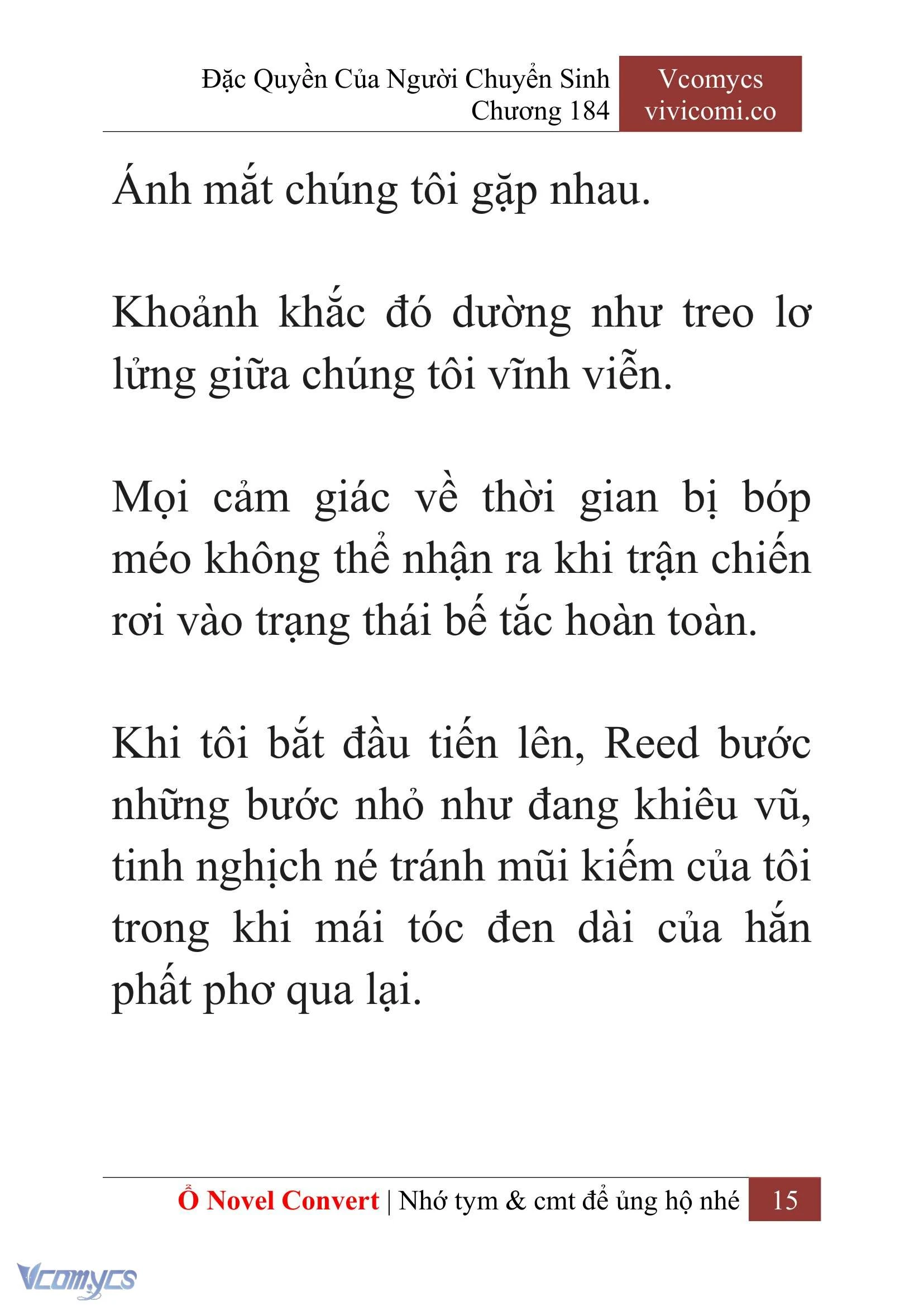 [Novel] Đặc Quyền Của Người Chuyển Sinh Chapter  184 - 18