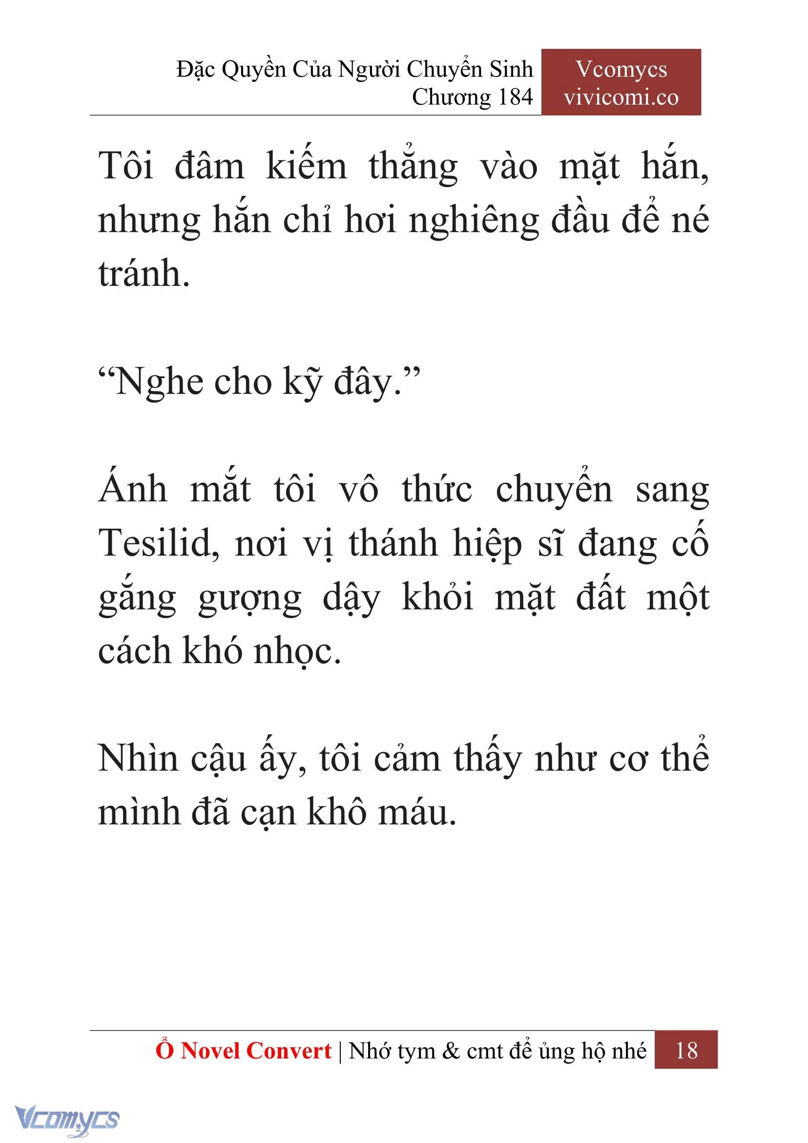 [Novel] Đặc Quyền Của Người Chuyển Sinh Chapter  184 - 21
