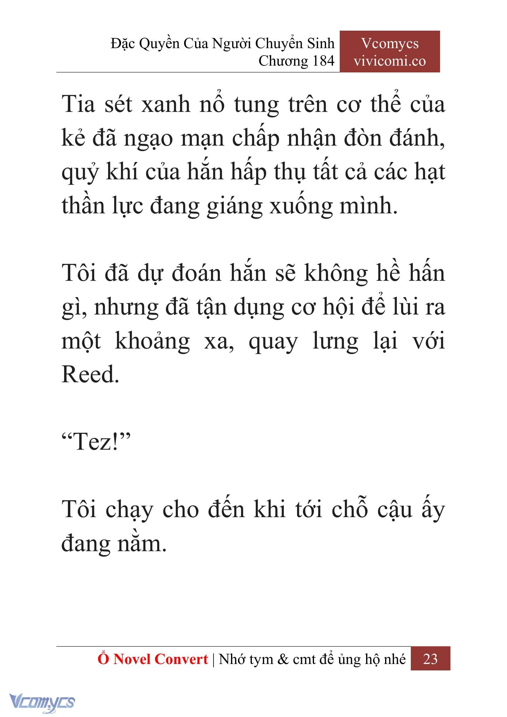 [Novel] Đặc Quyền Của Người Chuyển Sinh Chapter  184 - 26