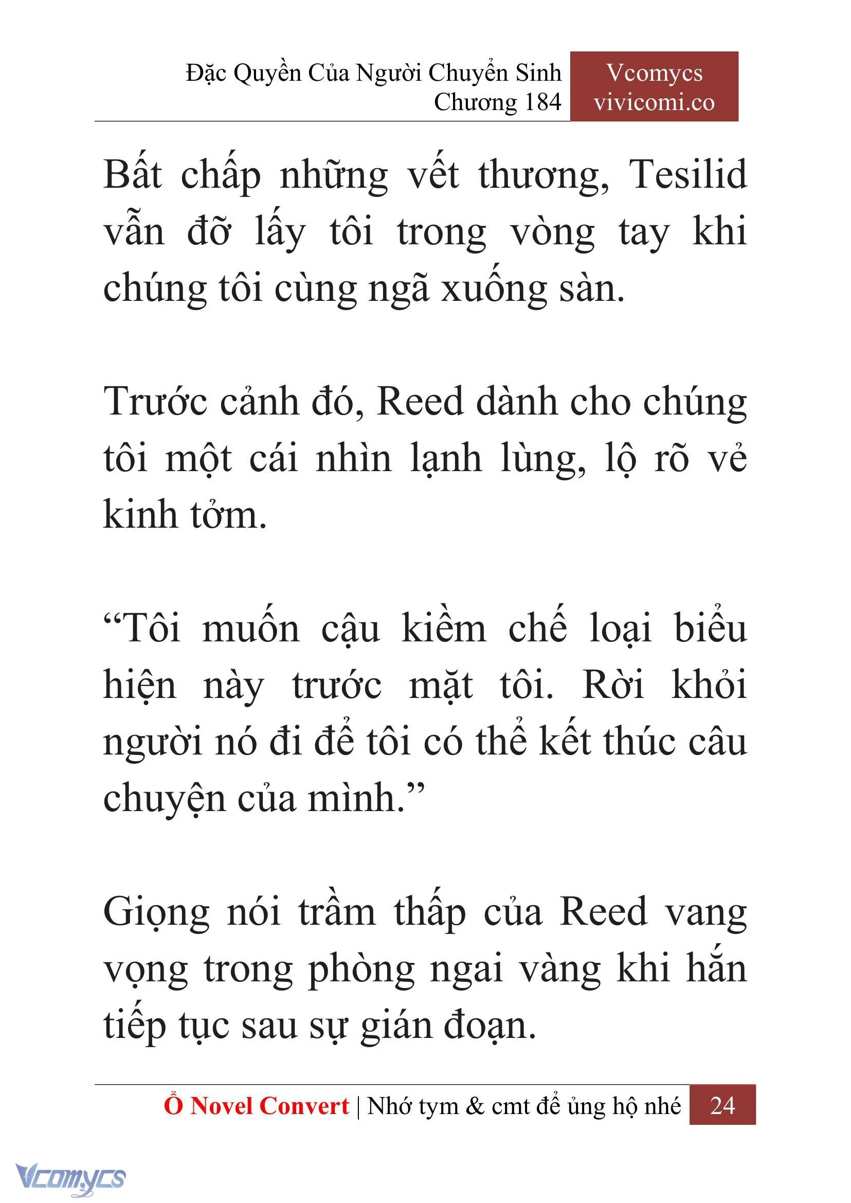 [Novel] Đặc Quyền Của Người Chuyển Sinh Chapter  184 - 27