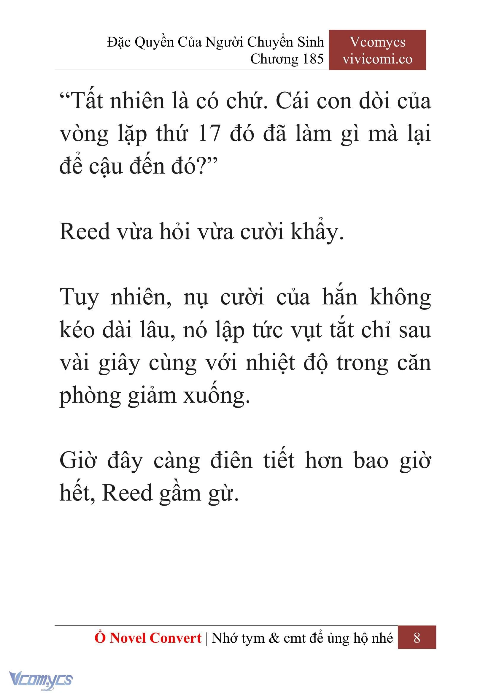[Novel] Đặc Quyền Của Người Chuyển Sinh Chapter  185 - 11