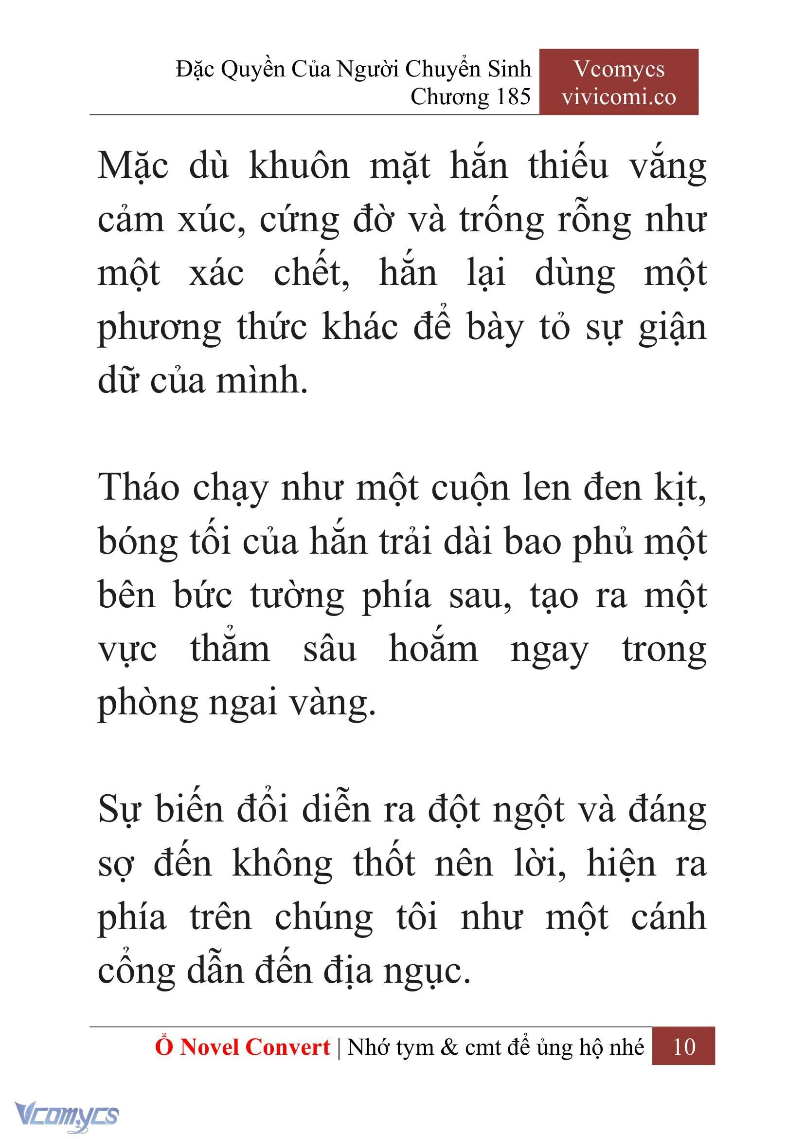[Novel] Đặc Quyền Của Người Chuyển Sinh Chapter  185 - 13