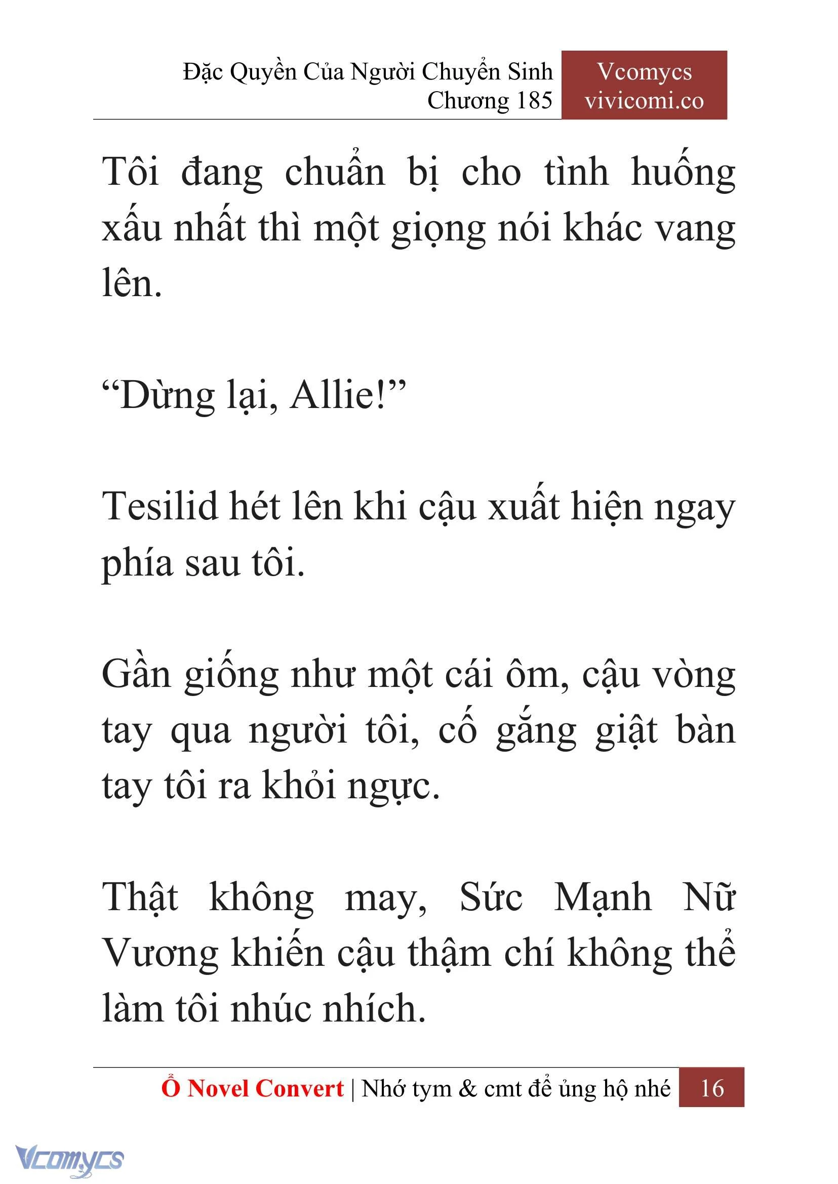 [Novel] Đặc Quyền Của Người Chuyển Sinh Chapter  185 - 19