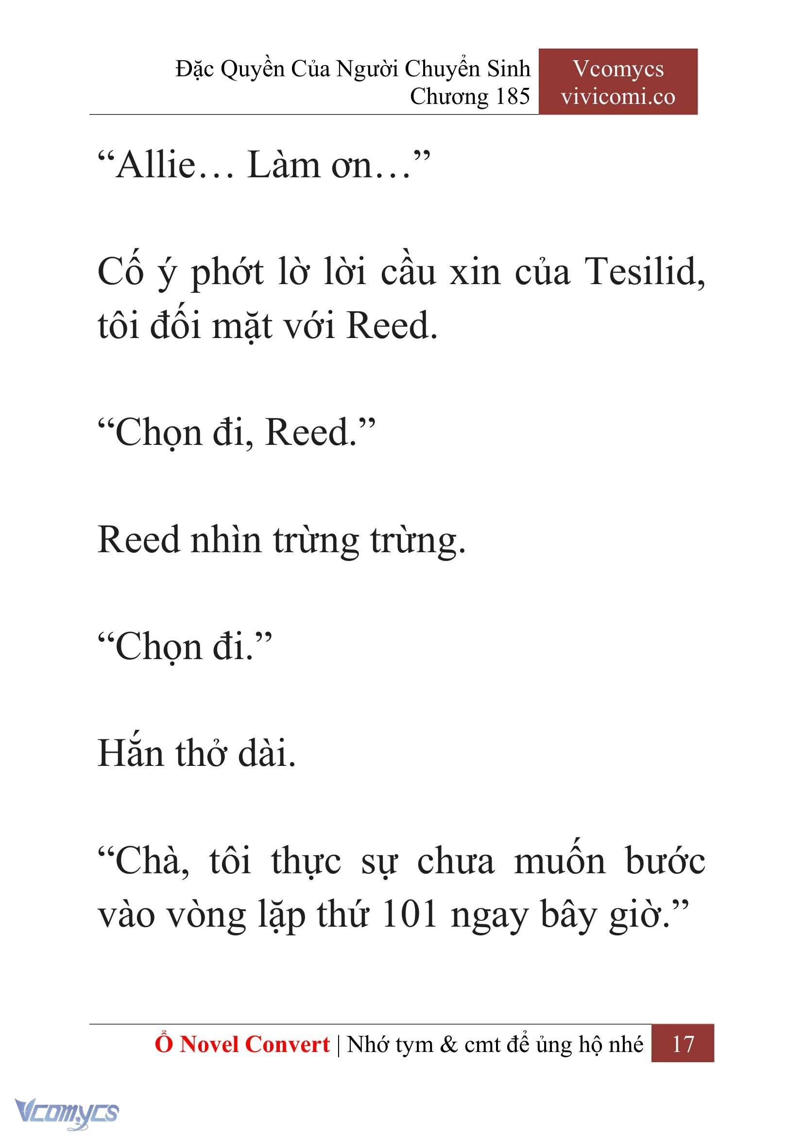 [Novel] Đặc Quyền Của Người Chuyển Sinh Chapter  185 - 20