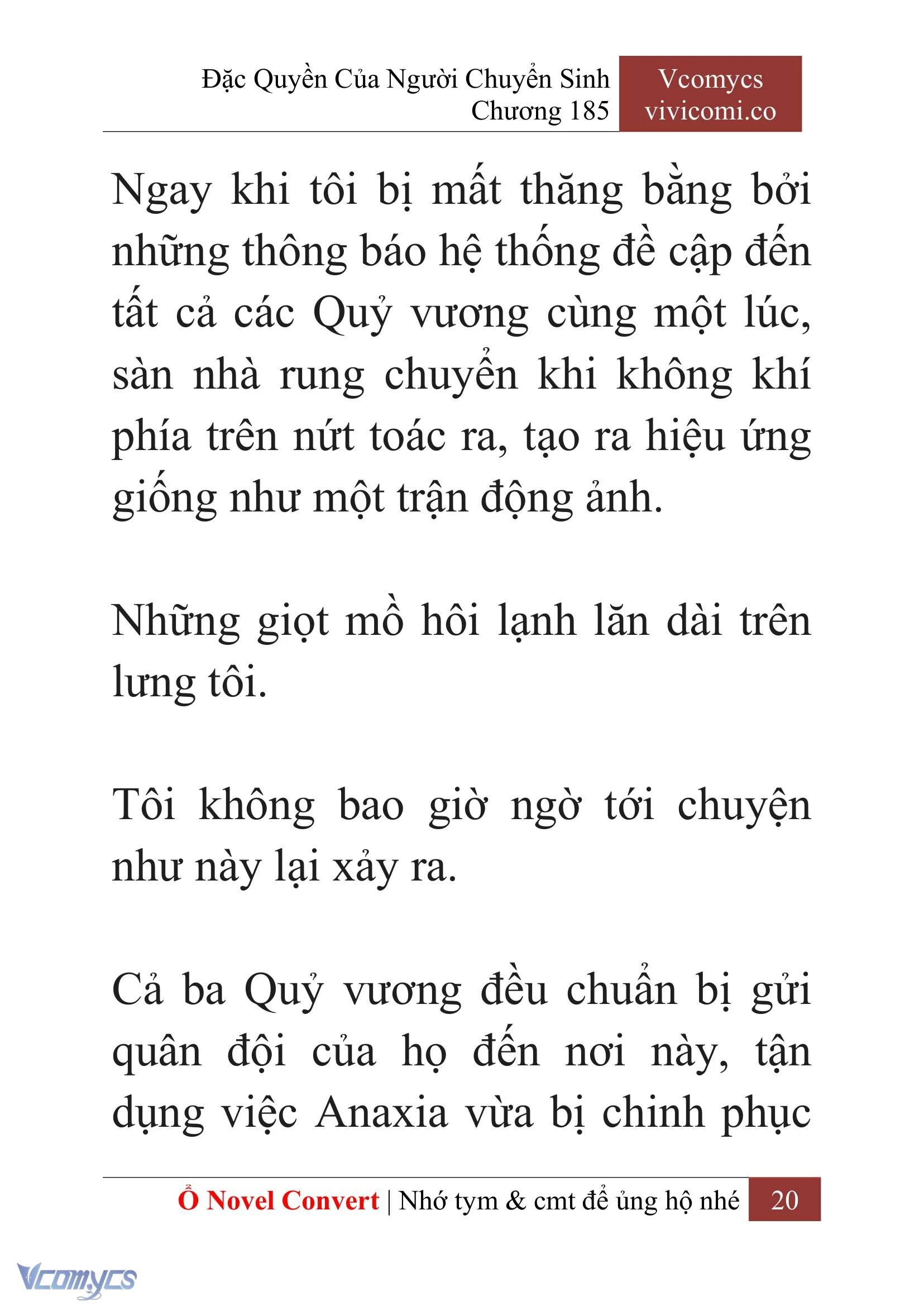 [Novel] Đặc Quyền Của Người Chuyển Sinh Chapter  185 - 23