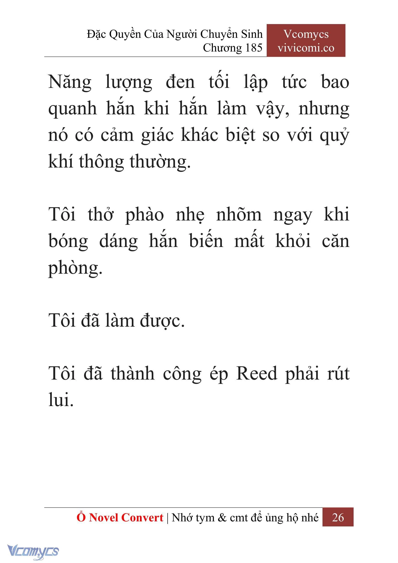 [Novel] Đặc Quyền Của Người Chuyển Sinh Chapter  185 - 29