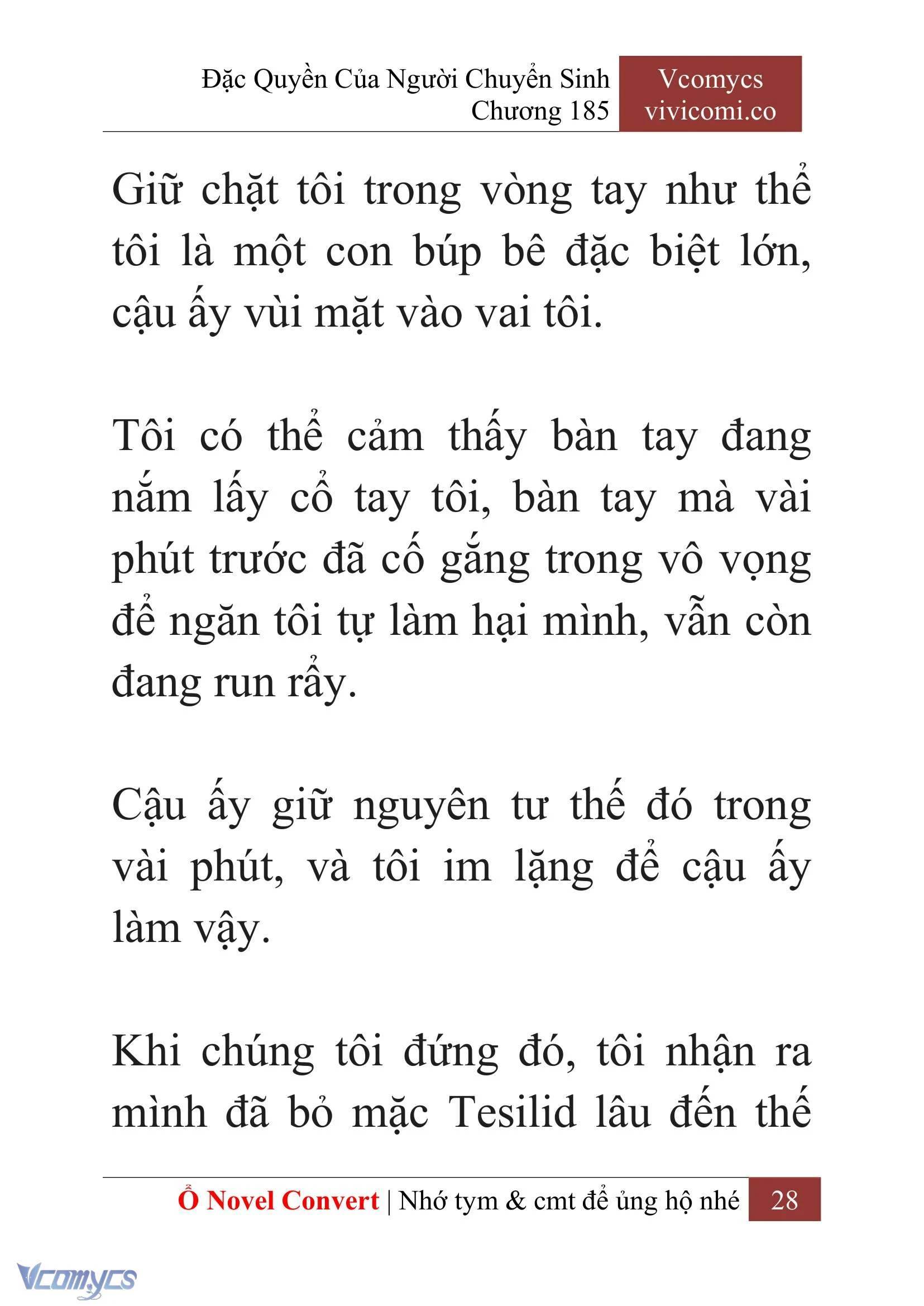 [Novel] Đặc Quyền Của Người Chuyển Sinh Chapter  185 - 31