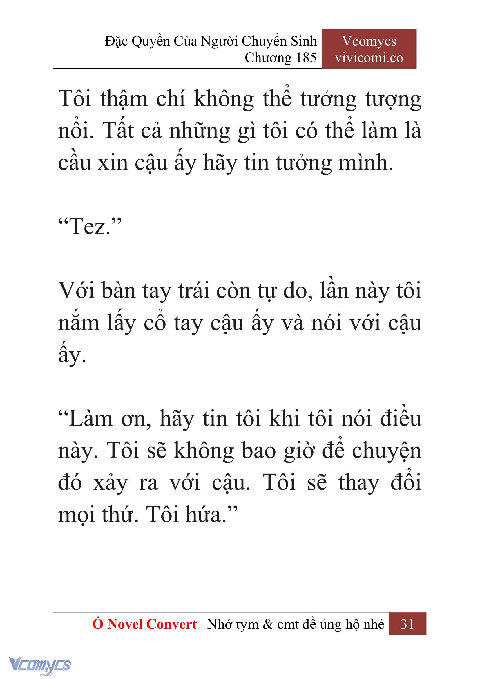 [Novel] Đặc Quyền Của Người Chuyển Sinh Chapter  185 - 34