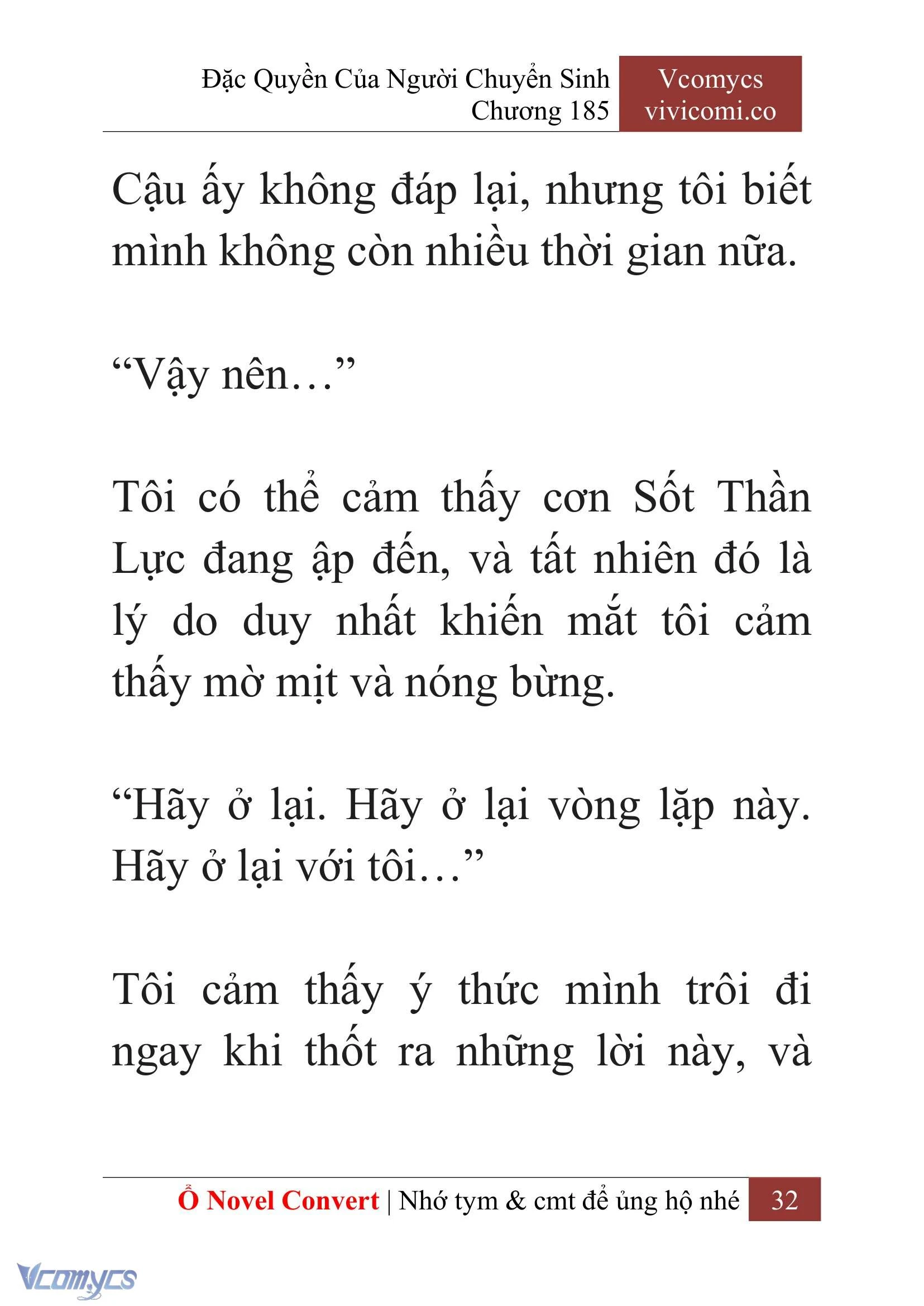 [Novel] Đặc Quyền Của Người Chuyển Sinh Chapter  185 - 35