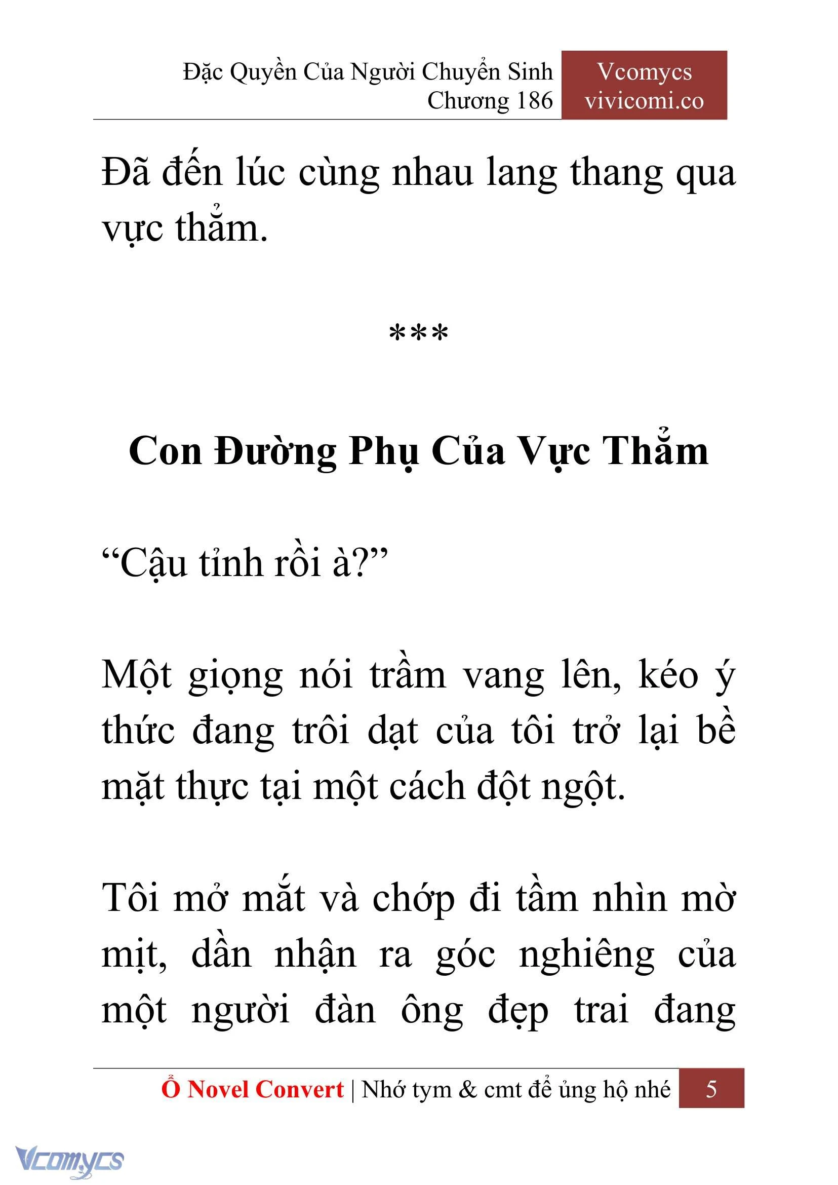 [Novel] Đặc Quyền Của Người Chuyển Sinh Chapter  186 - 8