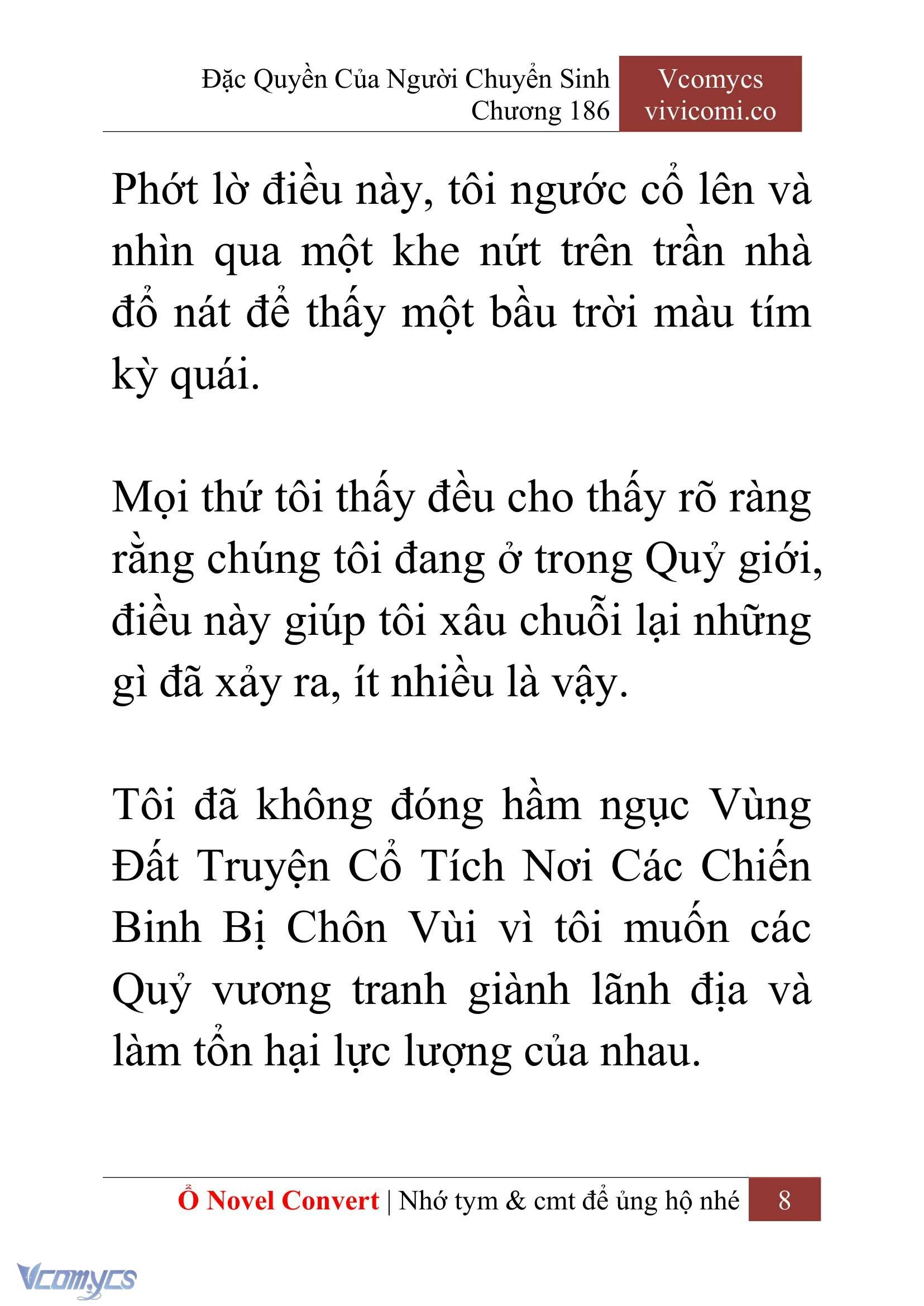 [Novel] Đặc Quyền Của Người Chuyển Sinh Chapter  186 - 11