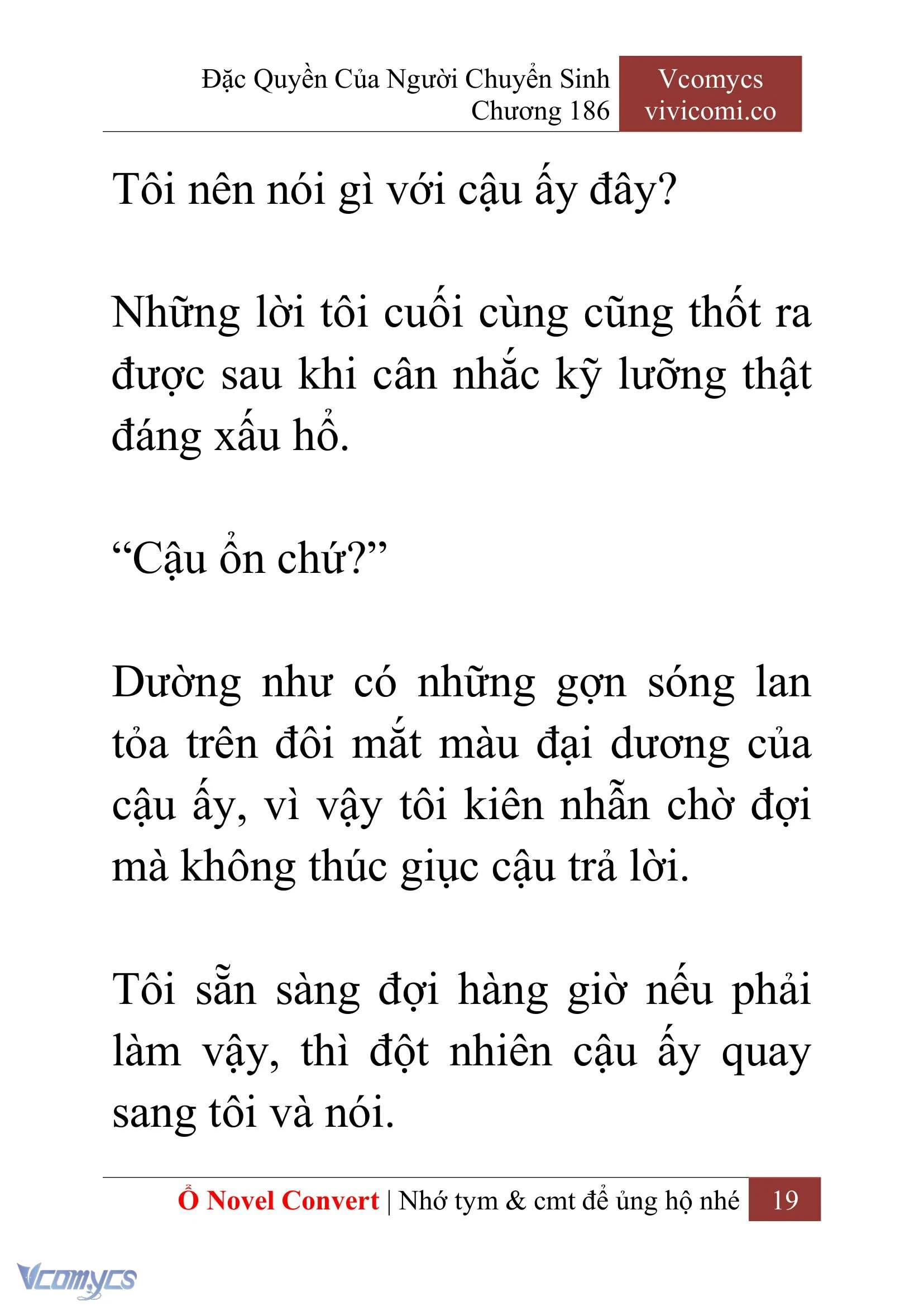[Novel] Đặc Quyền Của Người Chuyển Sinh Chapter  186 - 22