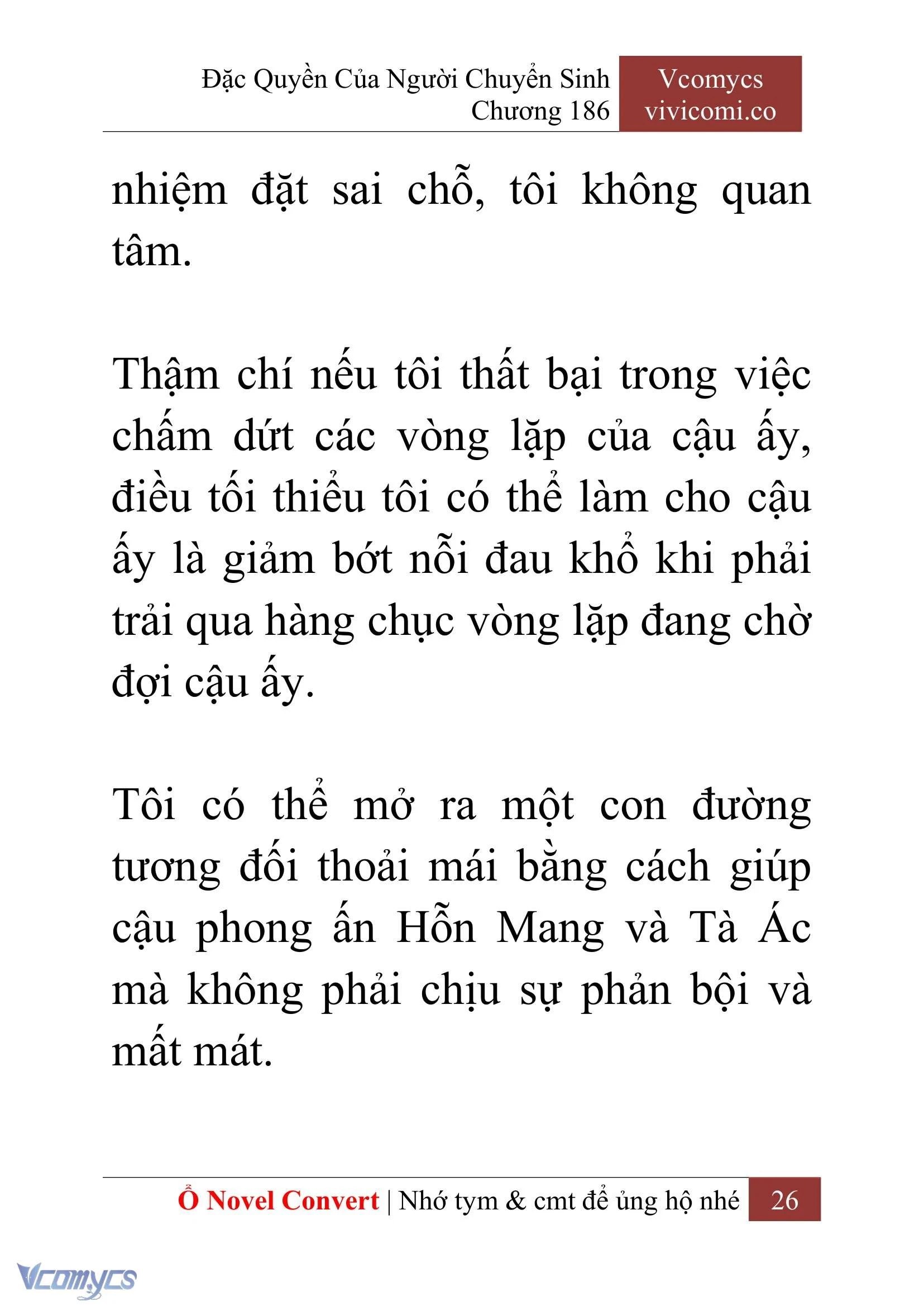 [Novel] Đặc Quyền Của Người Chuyển Sinh Chapter  186 - 29