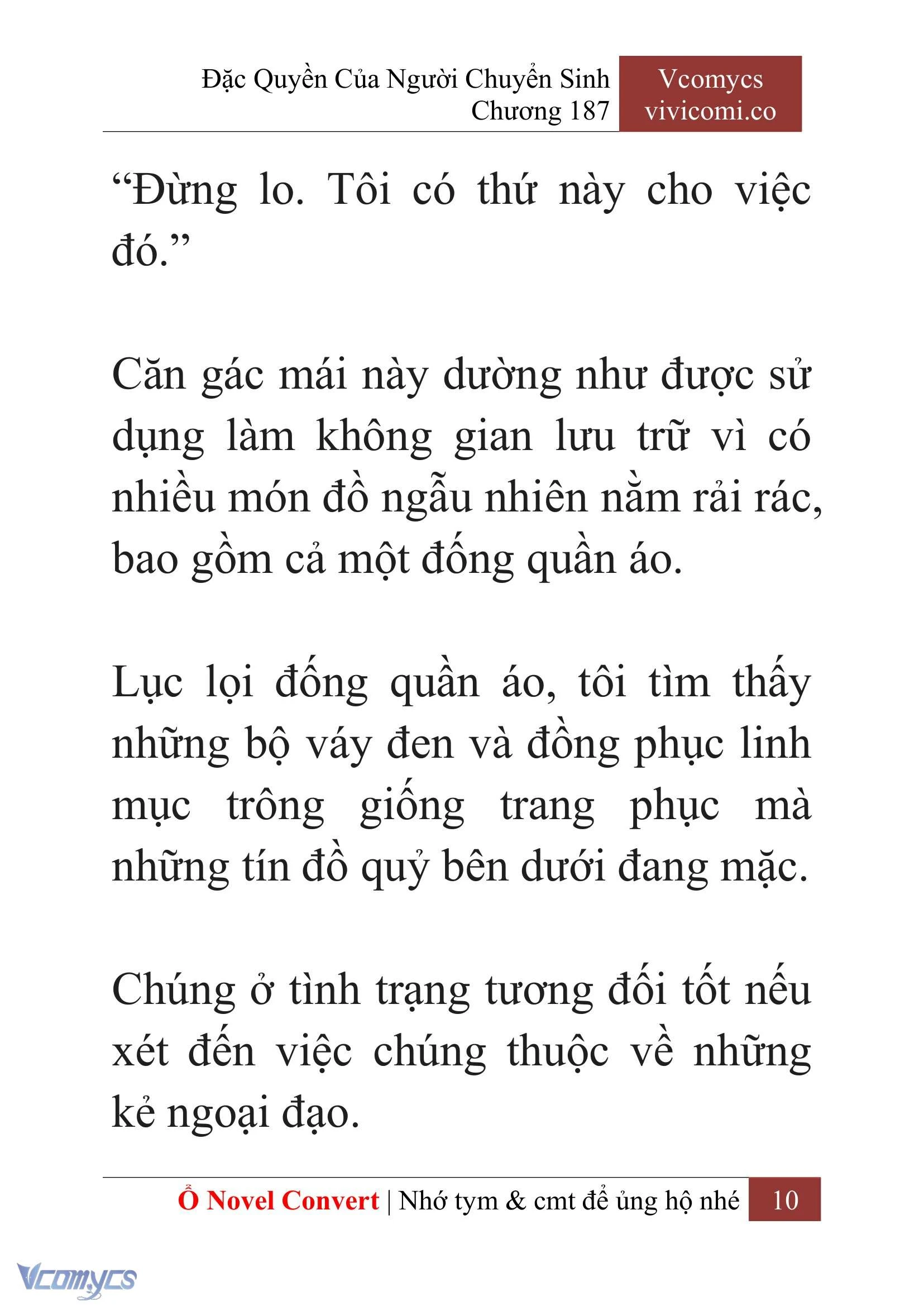 [Novel] Đặc Quyền Của Người Chuyển Sinh Chapter  187 - 13