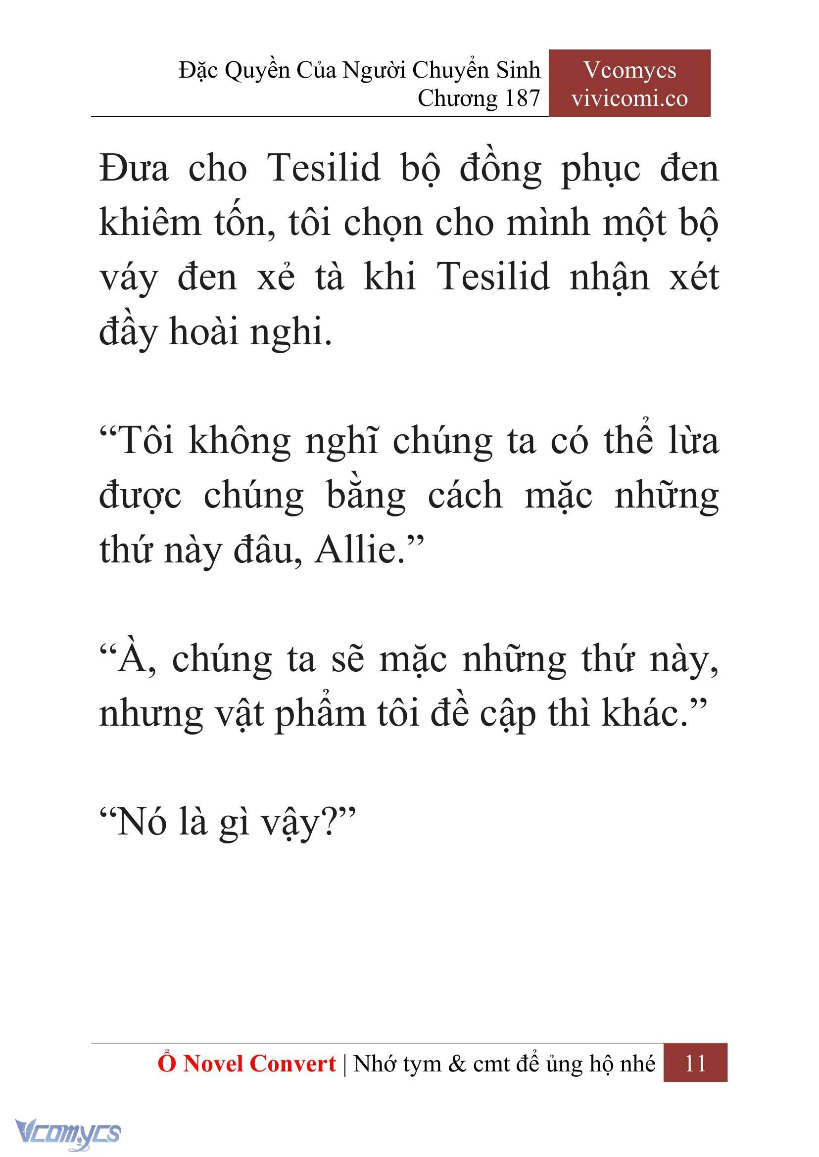 [Novel] Đặc Quyền Của Người Chuyển Sinh Chapter  187 - 14