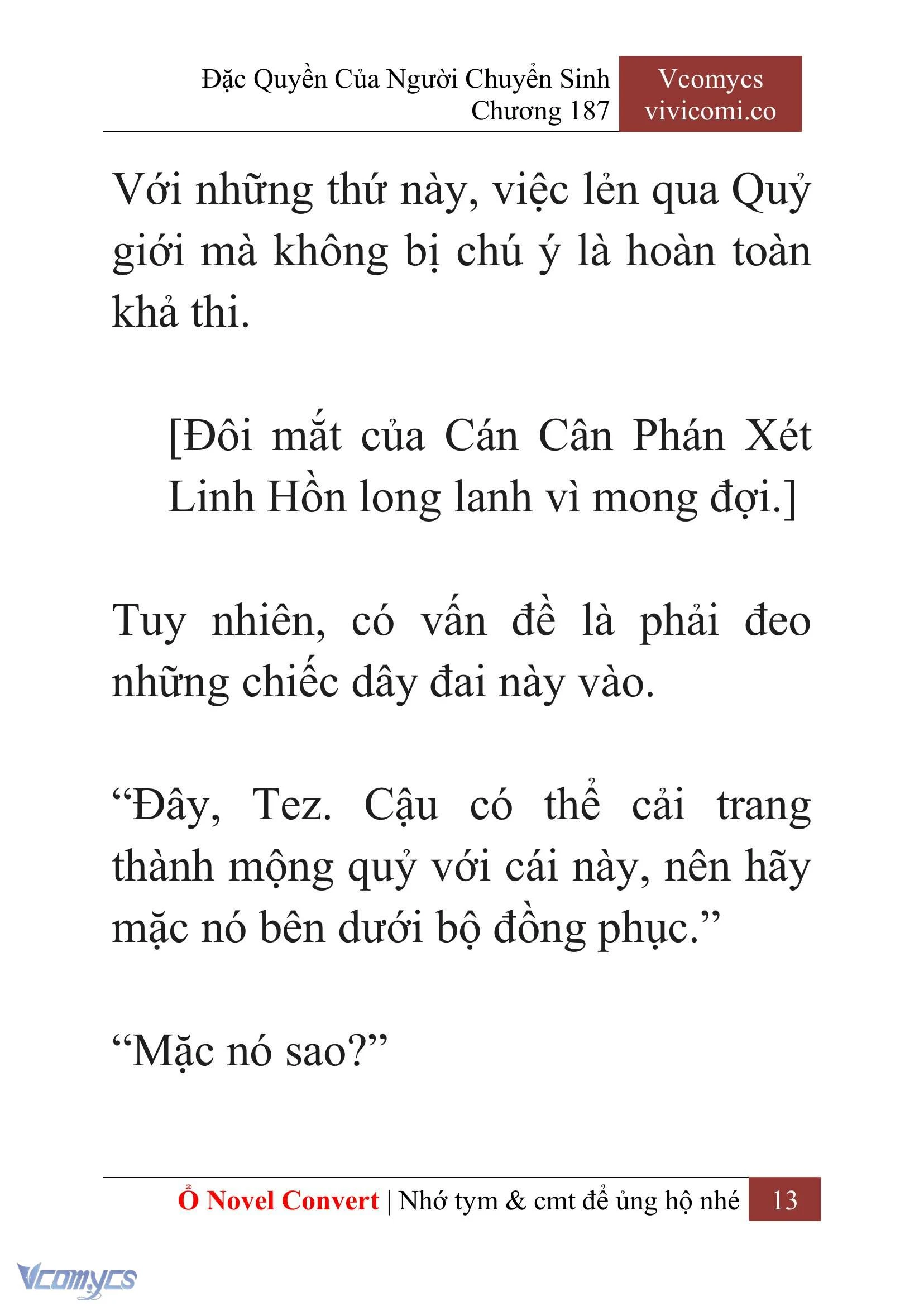 [Novel] Đặc Quyền Của Người Chuyển Sinh Chapter  187 - 16