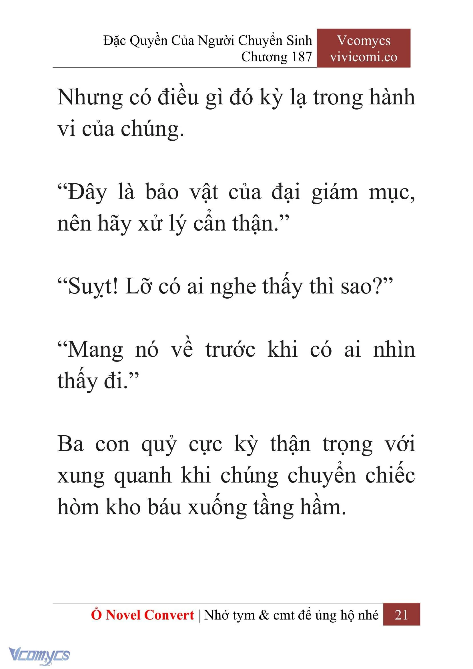 [Novel] Đặc Quyền Của Người Chuyển Sinh Chapter  187 - 24