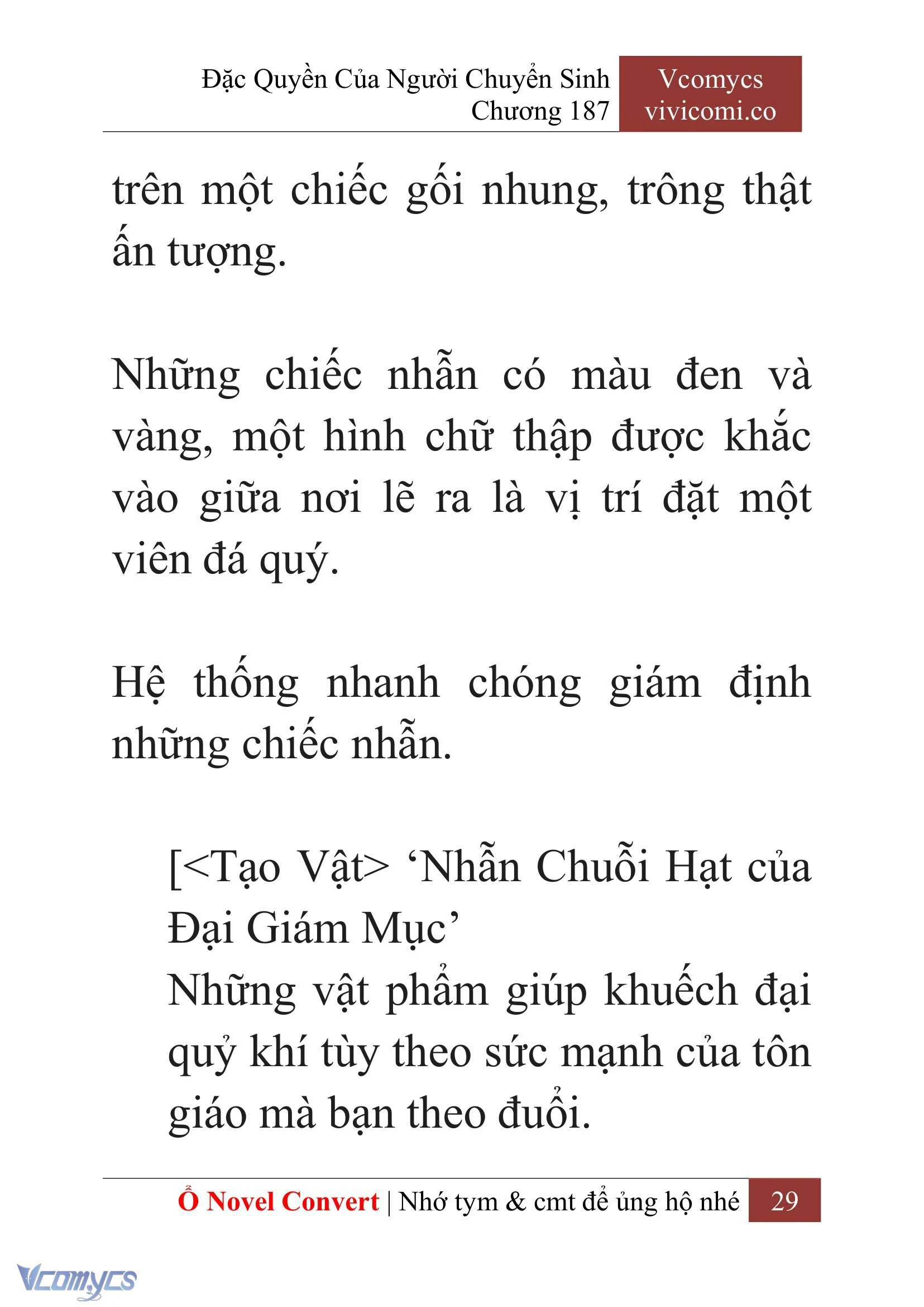 [Novel] Đặc Quyền Của Người Chuyển Sinh Chapter  187 - 32