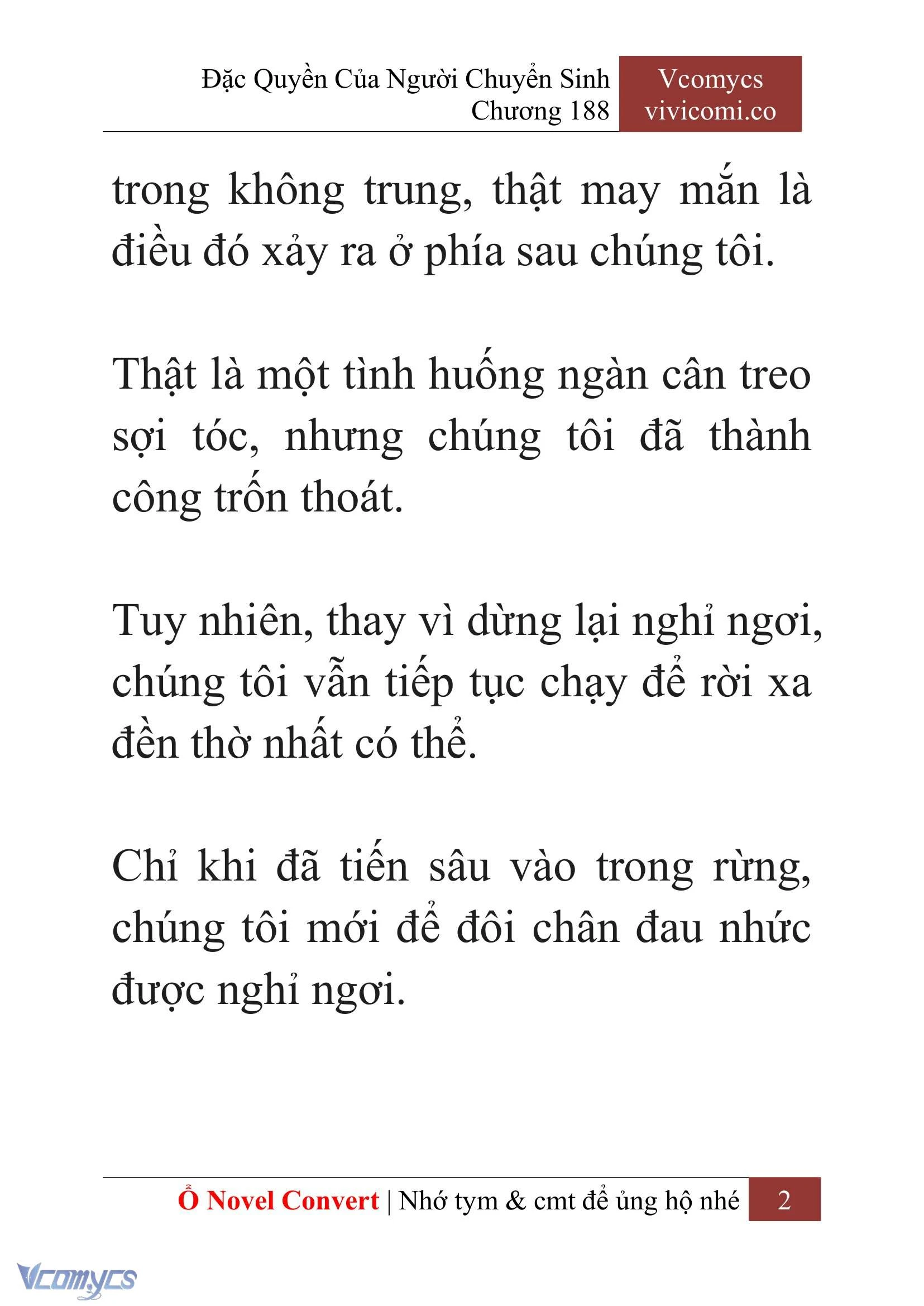 [Novel] Đặc Quyền Của Người Chuyển Sinh Chapter  188 - 5