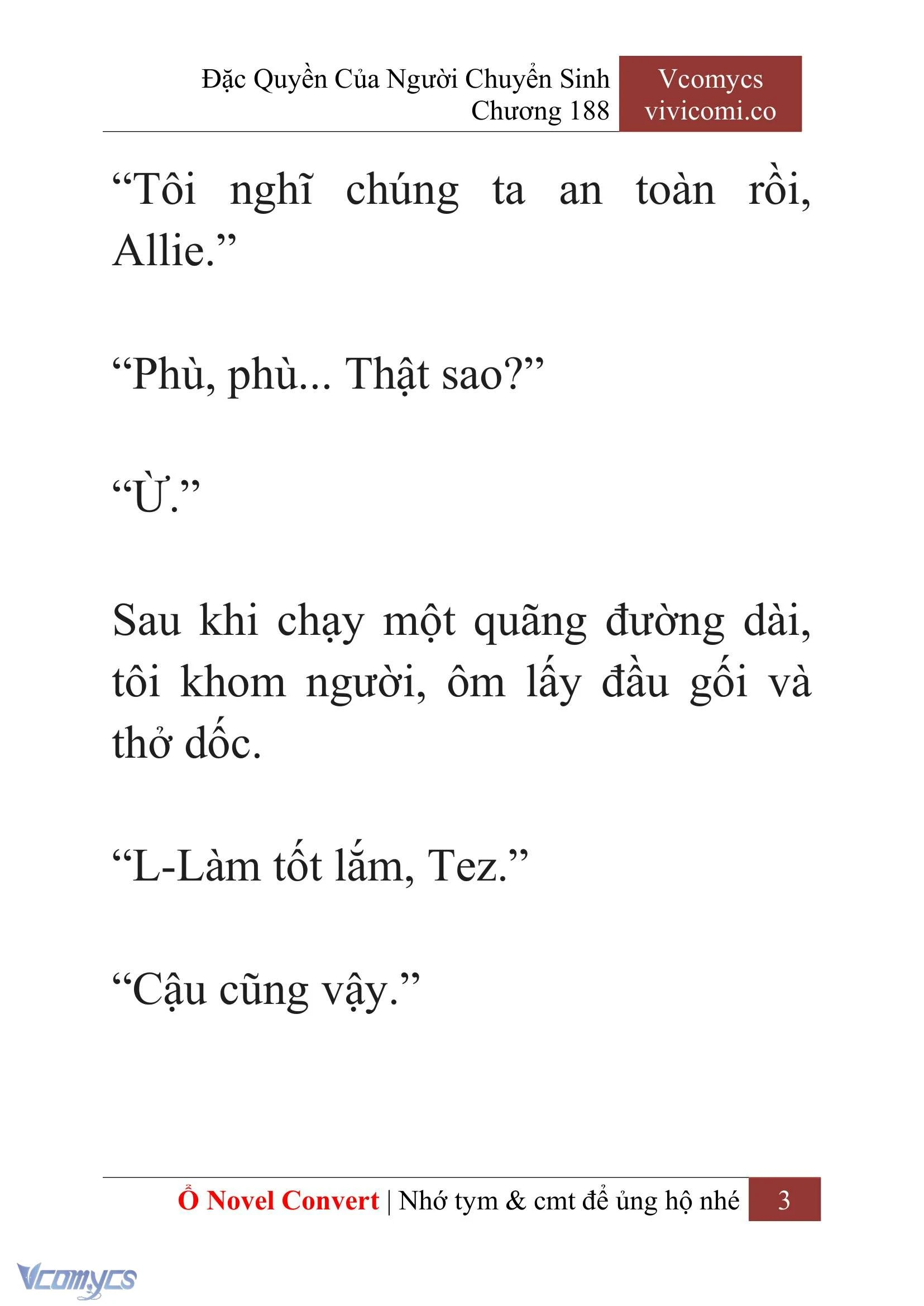 [Novel] Đặc Quyền Của Người Chuyển Sinh Chapter  188 - 6