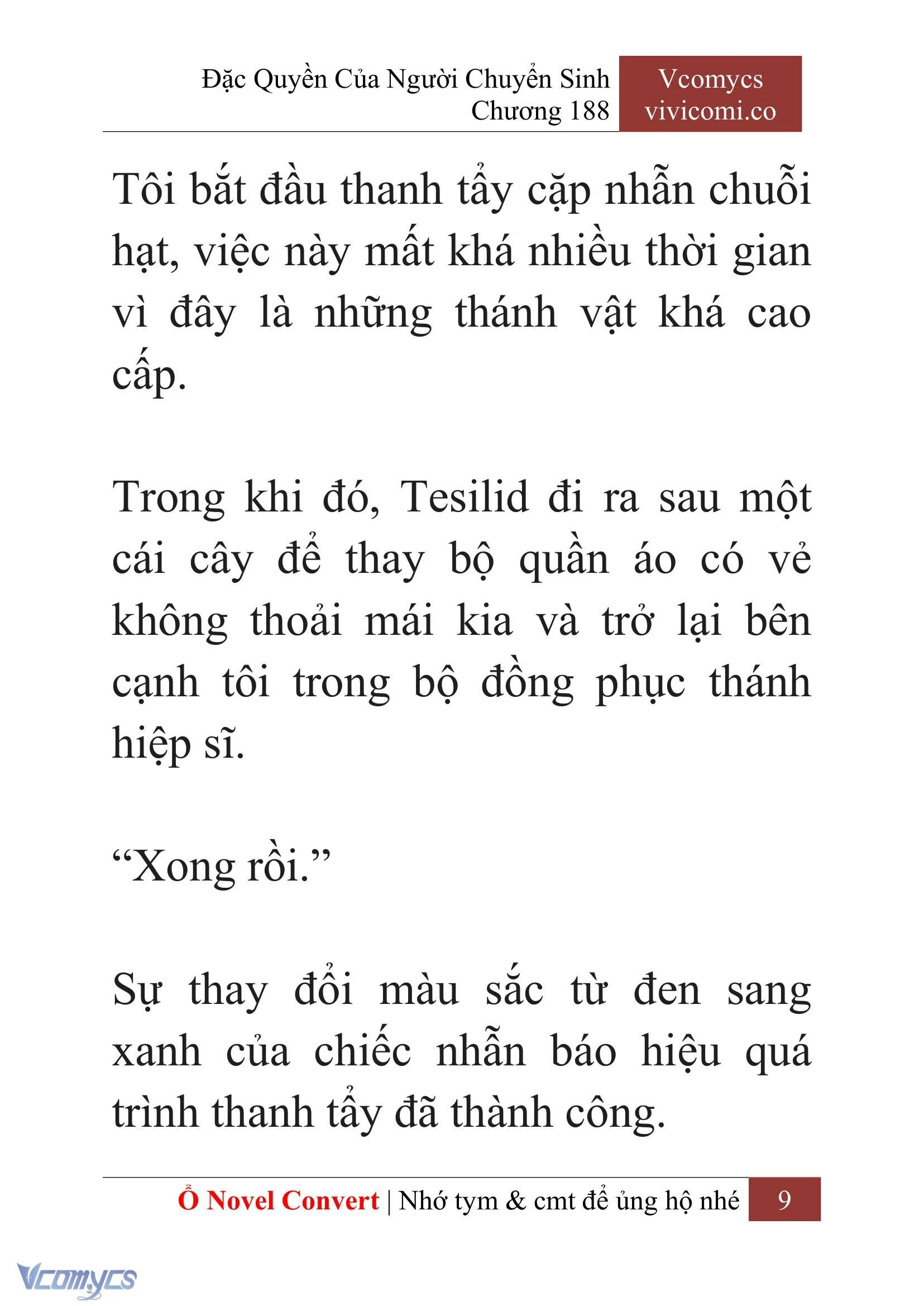 [Novel] Đặc Quyền Của Người Chuyển Sinh Chapter  188 - 12