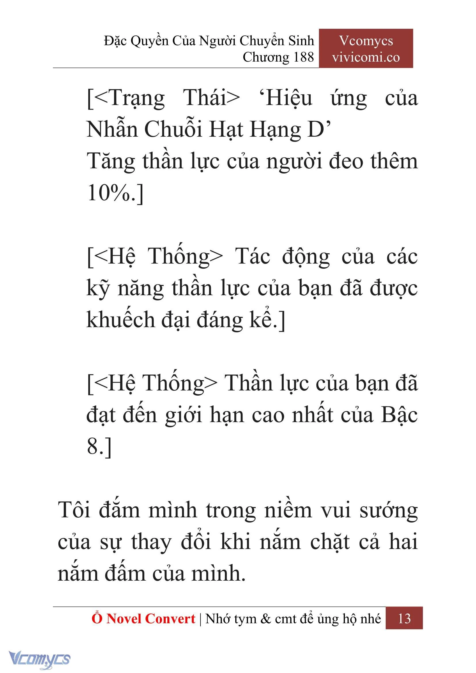 [Novel] Đặc Quyền Của Người Chuyển Sinh Chapter  188 - 16