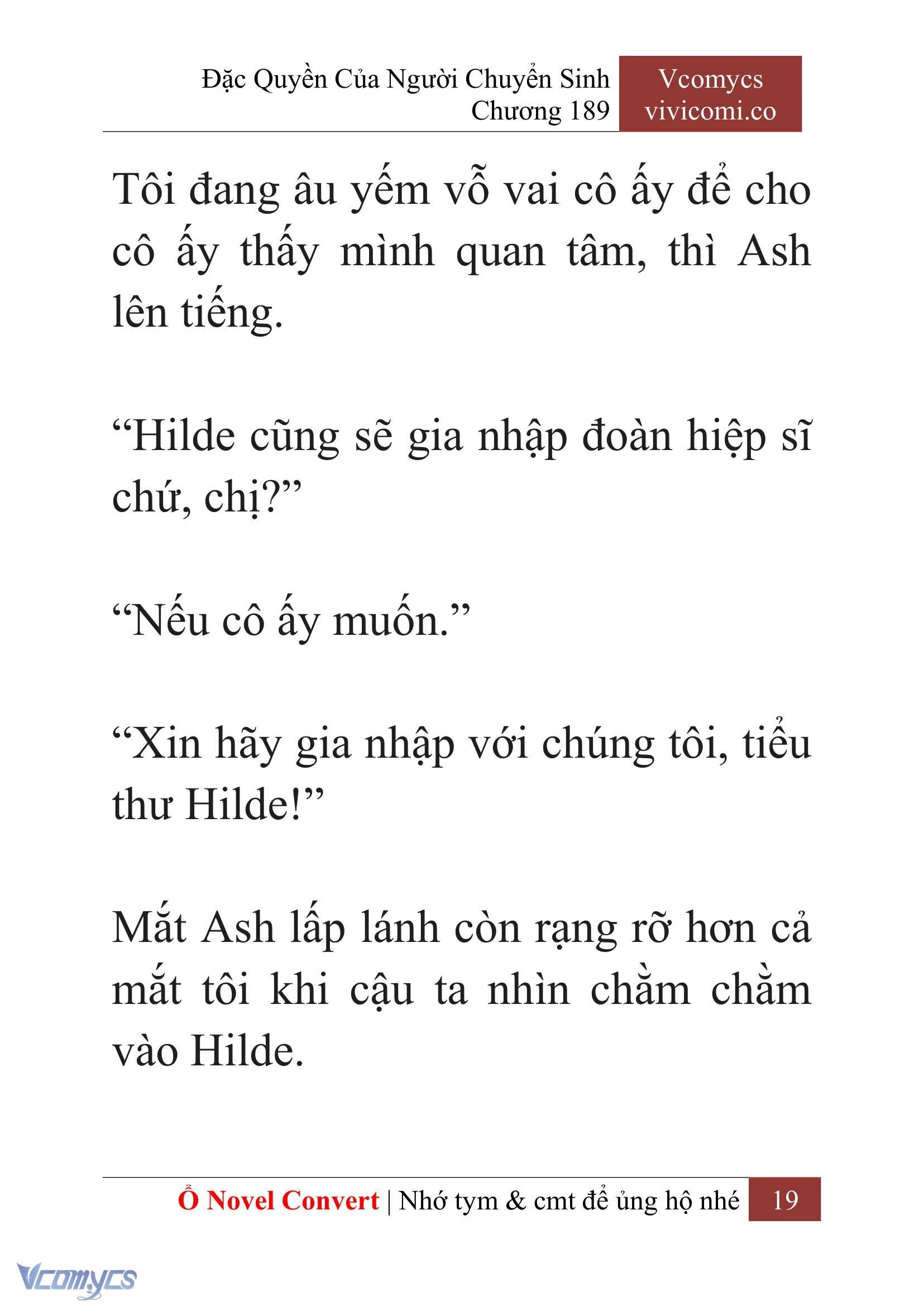 [Novel] Đặc Quyền Của Người Chuyển Sinh Chapter  189 - 22