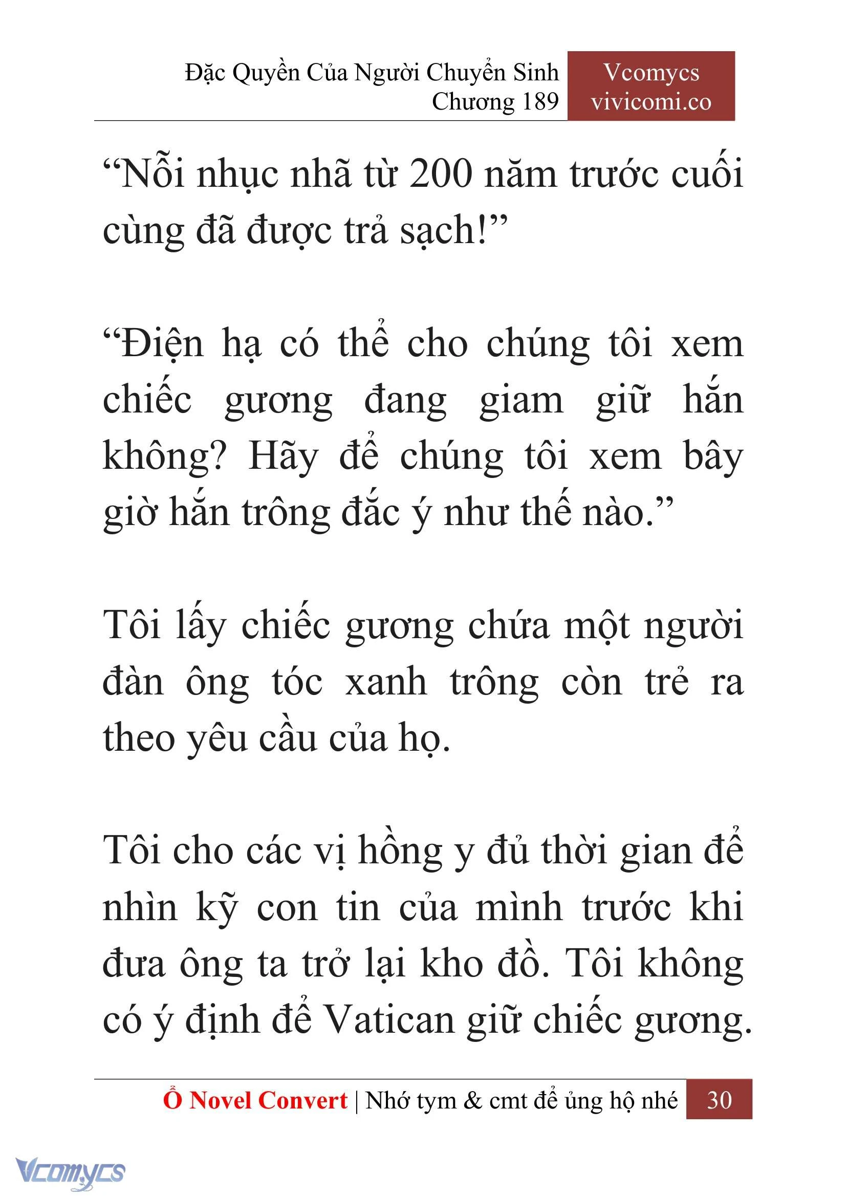 [Novel] Đặc Quyền Của Người Chuyển Sinh Chapter  189 - 33
