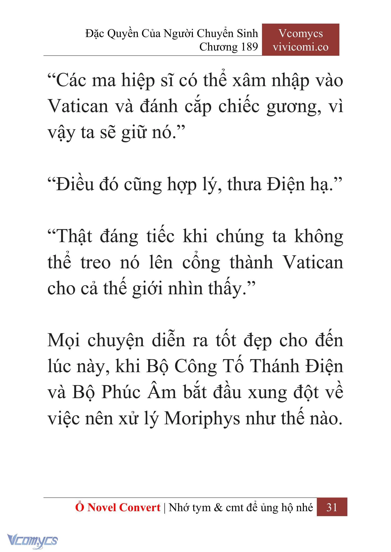 [Novel] Đặc Quyền Của Người Chuyển Sinh Chapter  189 - 34