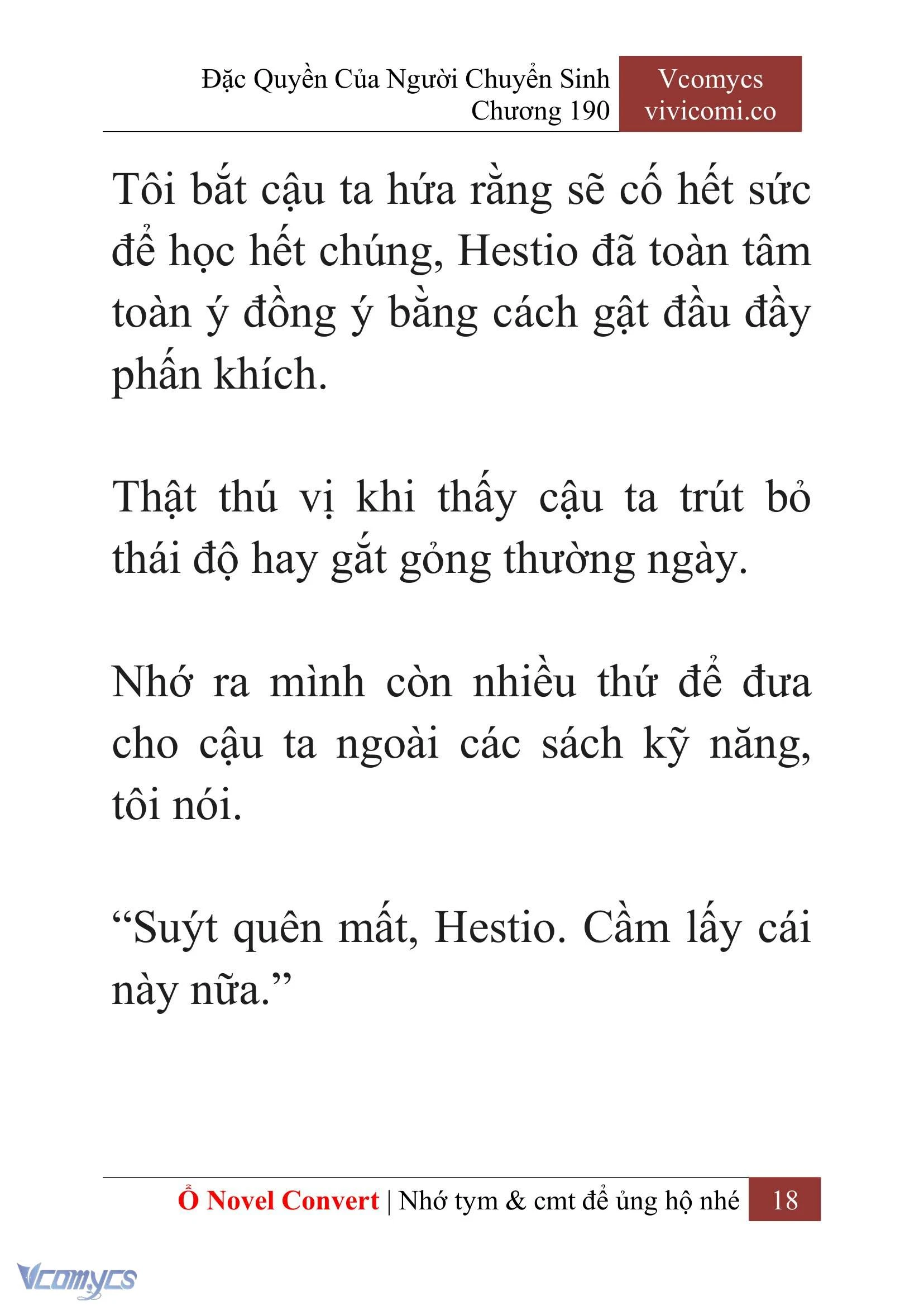 [Novel] Đặc Quyền Của Người Chuyển Sinh Chapter  190 - 21